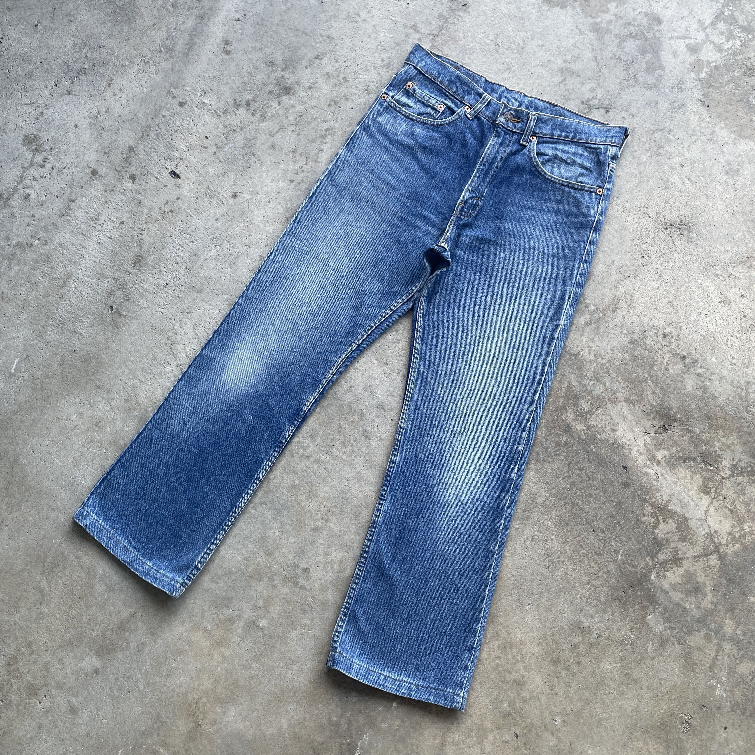 Levi's W31 Vintage Levi’s 517-0217 Flared Faded Bootcut Jeans Pants Size US 31 - 1 Thumbnail