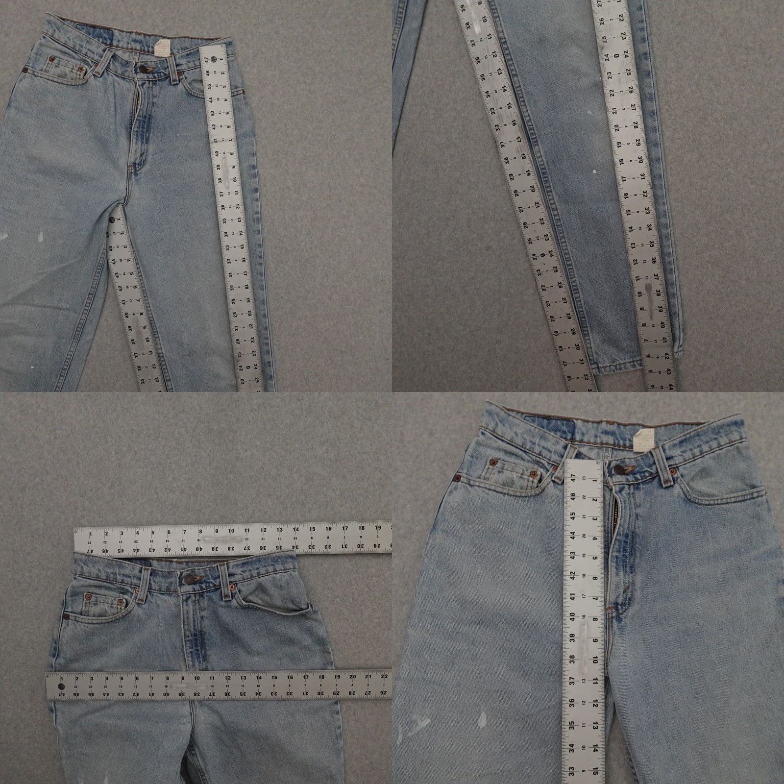 Levi's VINTAGE Levi's 512 Jeans Women 11 LONG (11X32) High Waist Tapered Leg 90s Blue Mens Womens Girls Size 32" / US 10 / IT 46 - 8 Thumbnail