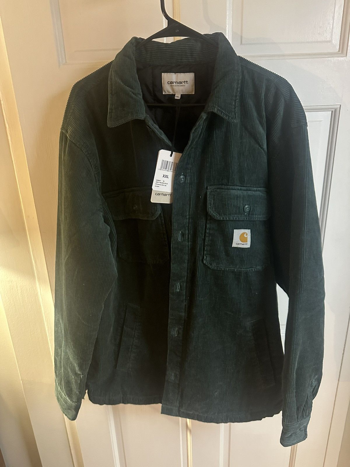 BNWT Carhartt WIP Whitsome corduroy quilted jac-shirt