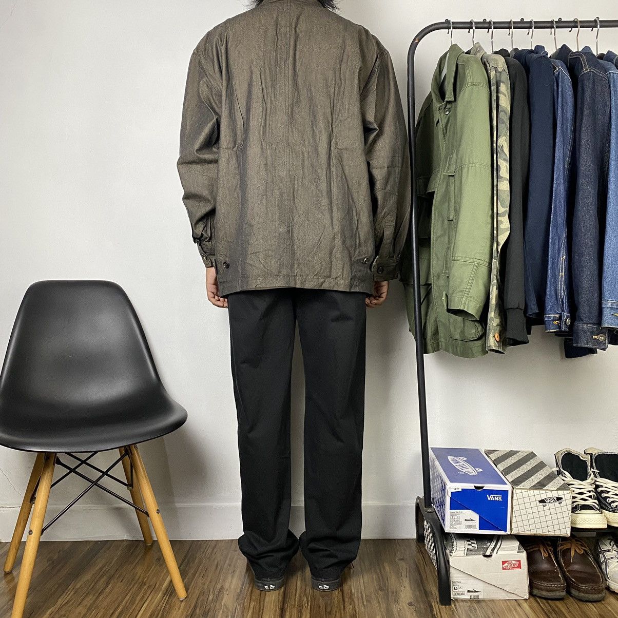 Comme des Garcons Homme Come Des Garçon HOMME Work Jacket 1989AW Size US M / EU 48-50 / 2 - 2 Thumbnail