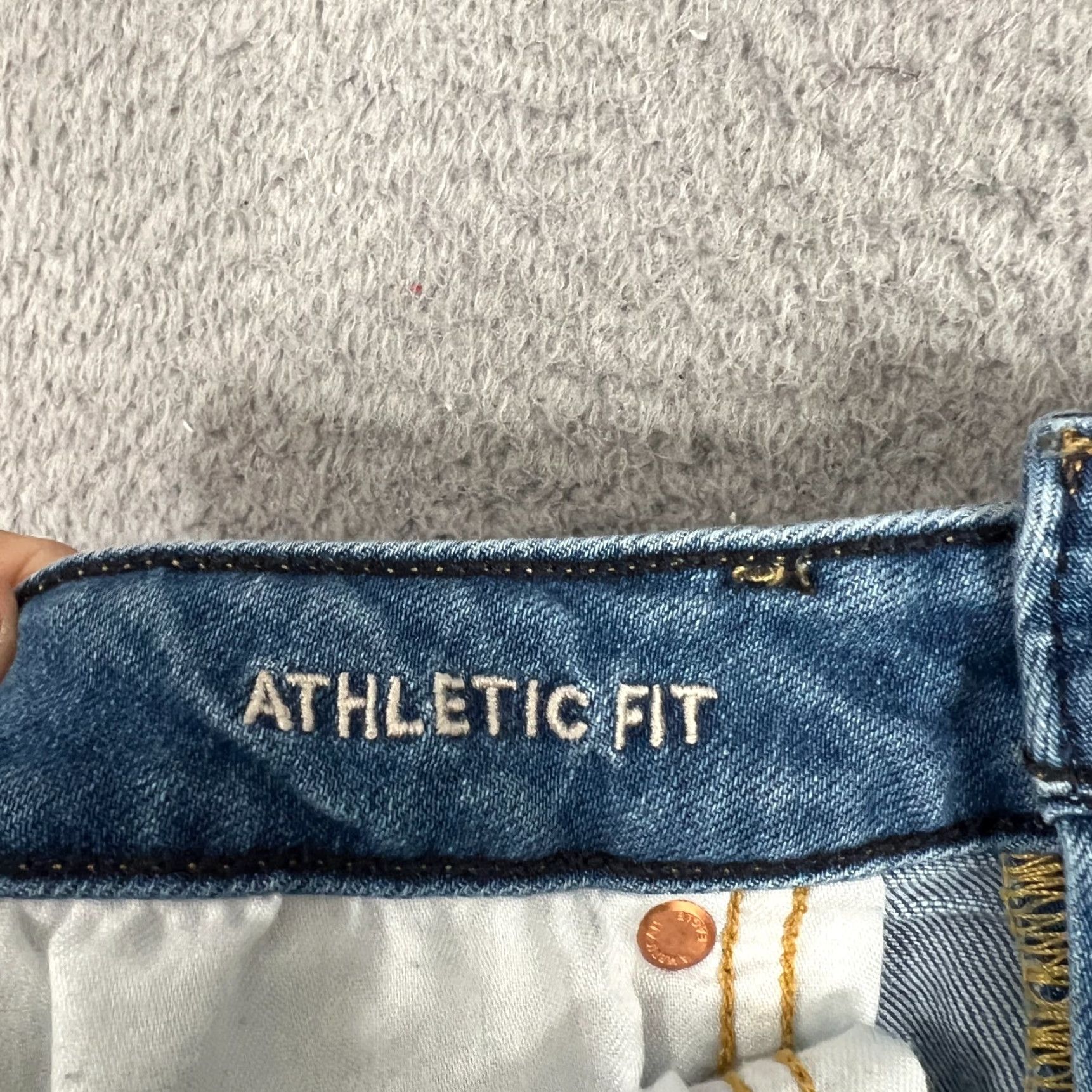 American Eagle Outfitters VINTAGE American Eagle Men's Jeans 31x32 Athletic Fit Denim City Rock Blue Size US 31 - 6 Thumbnail