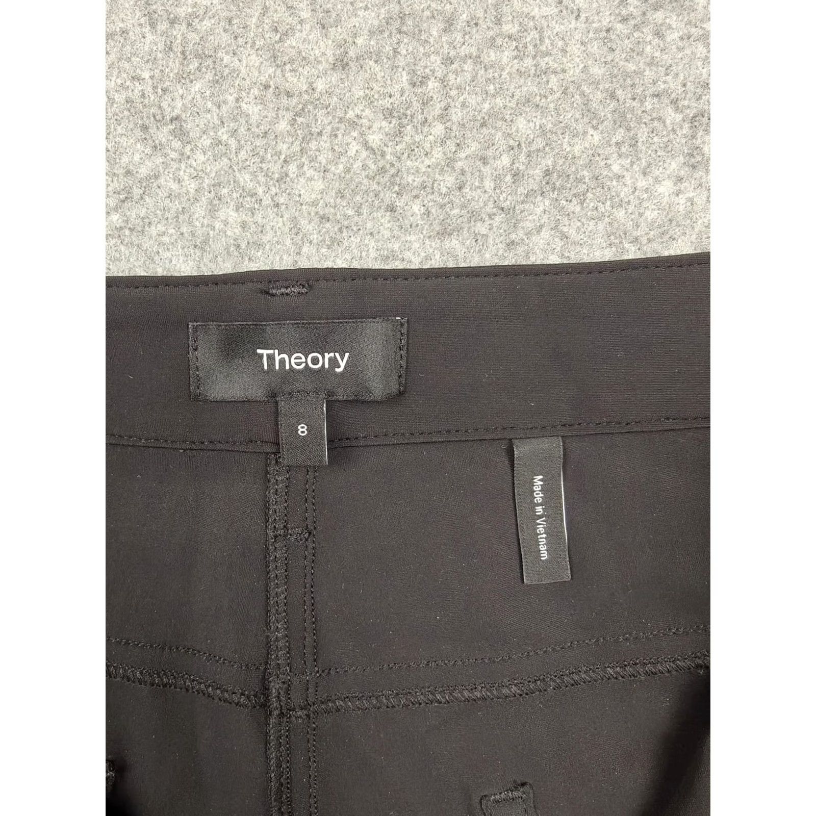 Theory Theory Pants Womens 8 Black Demitria HW Precision Ponte Flare Dress Career Pants Mens? Size 30" / US 8 / IT 44 - 4 Thumbnail