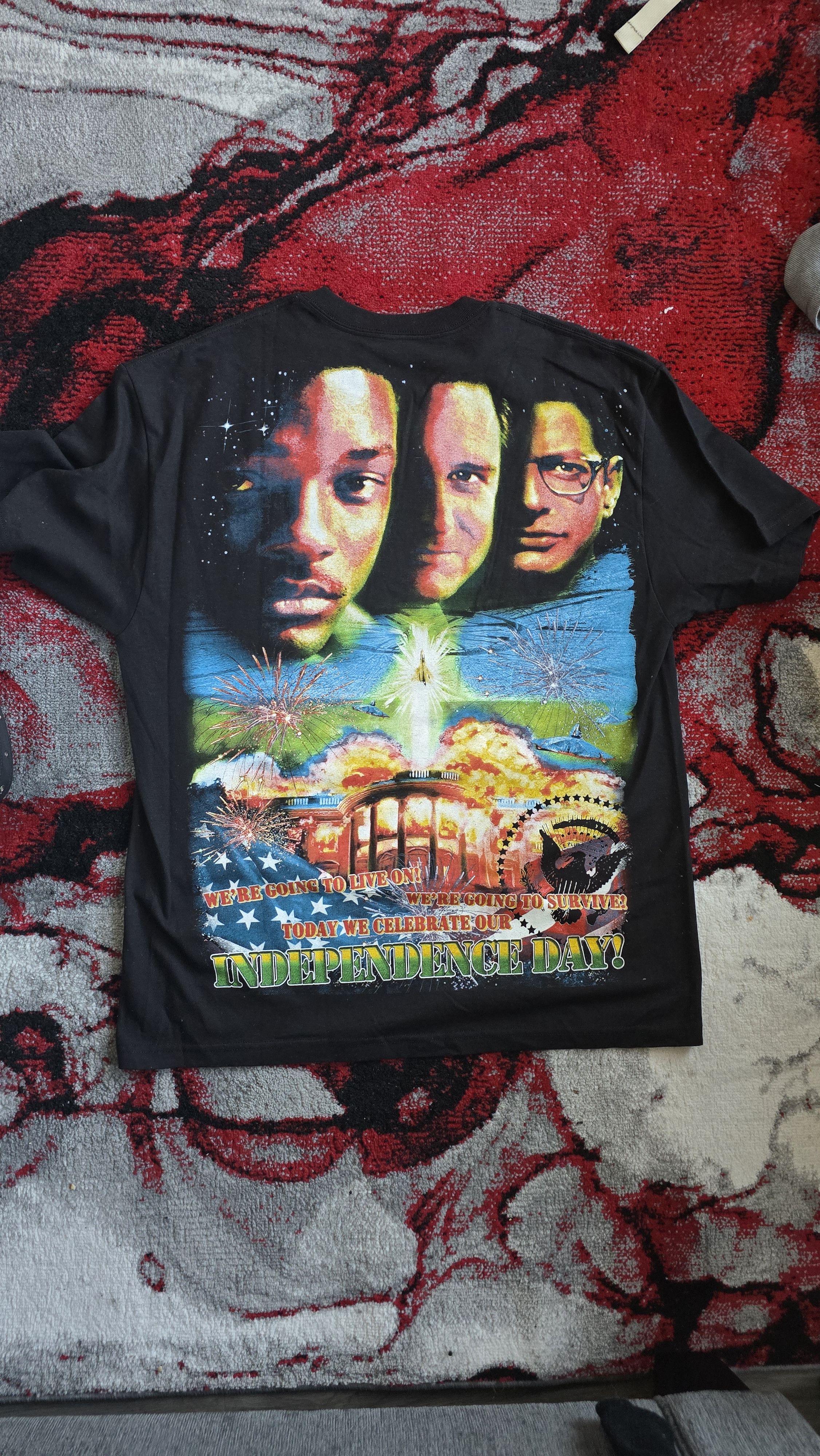 Vintage Will Smith Independence Day shirt Size US XL / EU 56 / 4 - 2 Thumbnail