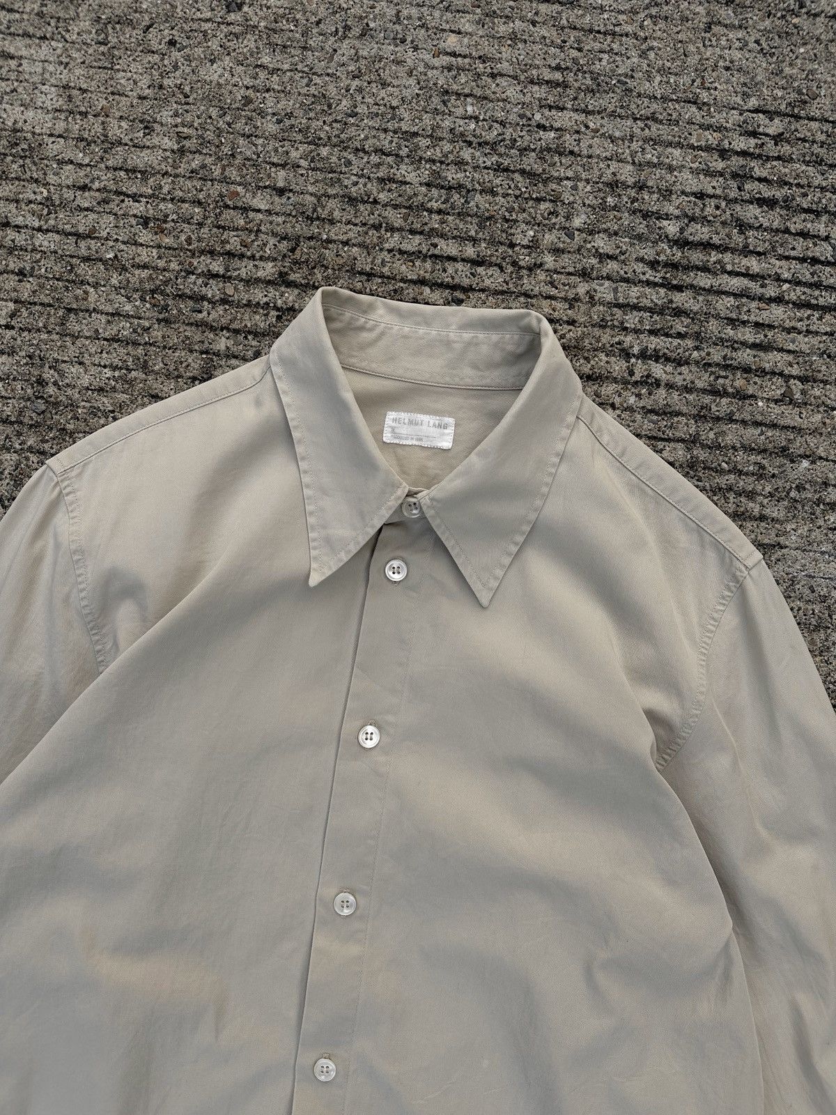 Helmut Lang Helmut Lang 1998 Long Sleeve Back Striped Shirt Size US M / EU 48-50 / 2 - 5 Thumbnail