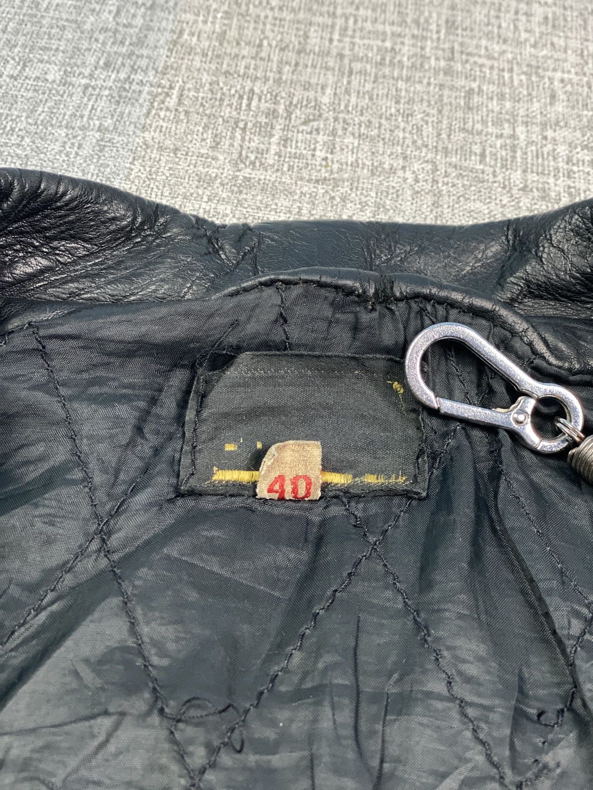 Vintage Vintage 80’s COWHIDE British Style Rider Leather Jacket Size US XXS / EU 40 - 7 Thumbnail