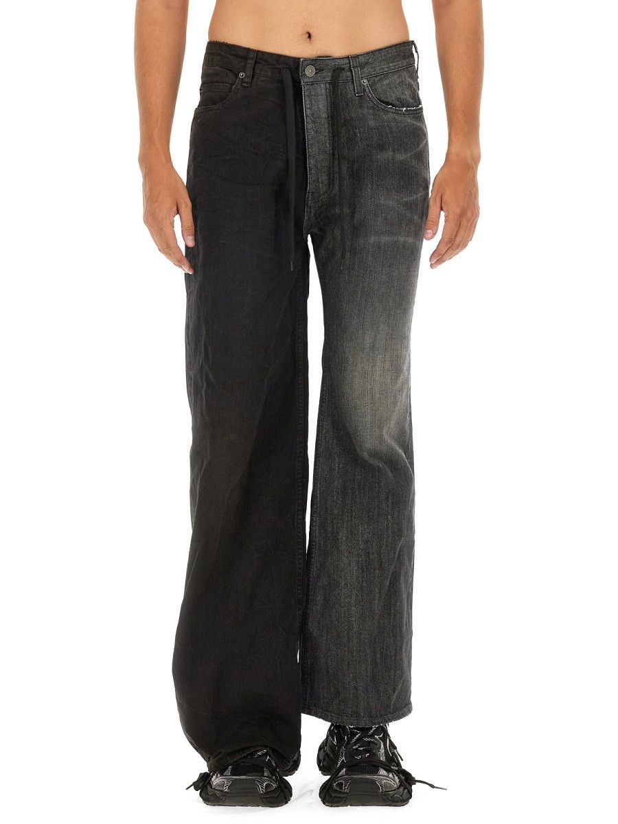 Balenciaga BALENCIAGA FIFTY-FIFTY JEANS - MULTICOLOUR Size US 32 / EU 48 - 1 Thumbnail