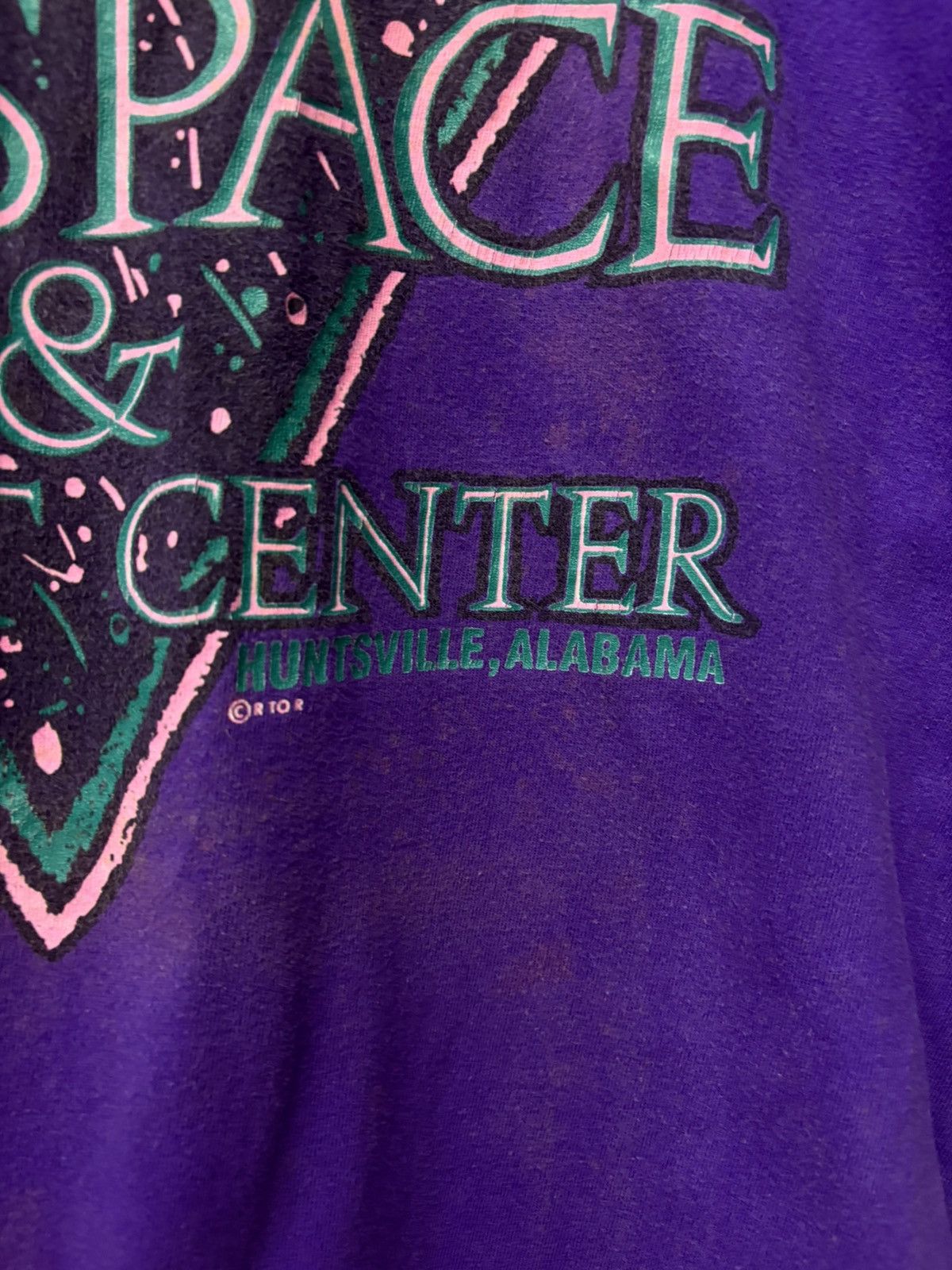 Vintage Vintage 90s US Space and Rocket Center T-Shirt Size US M / EU 48-50 / 2 - 2 Thumbnail