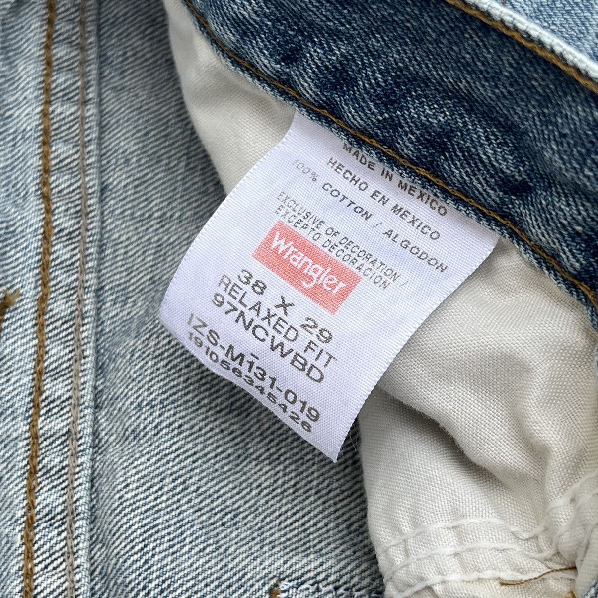 JNCO × Vintage × Wrangler Crazy Vintage Y2K Wrangler Baggy Jeans Size 38X29 Size US 38 / EU 54 - 7 Thumbnail