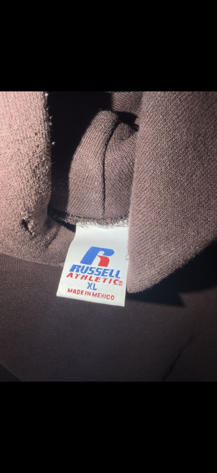 Russell Athletic Russell Athletic Hoodie Rare Brown Color Size US XL / EU 56 / 4 - 2 Thumbnail