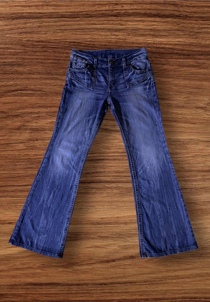 Hysteric Glamour Vintage Japanese Brand Super Flare Lightning Style Denim Size US 30 / EU 46 - 1 Thumbnail