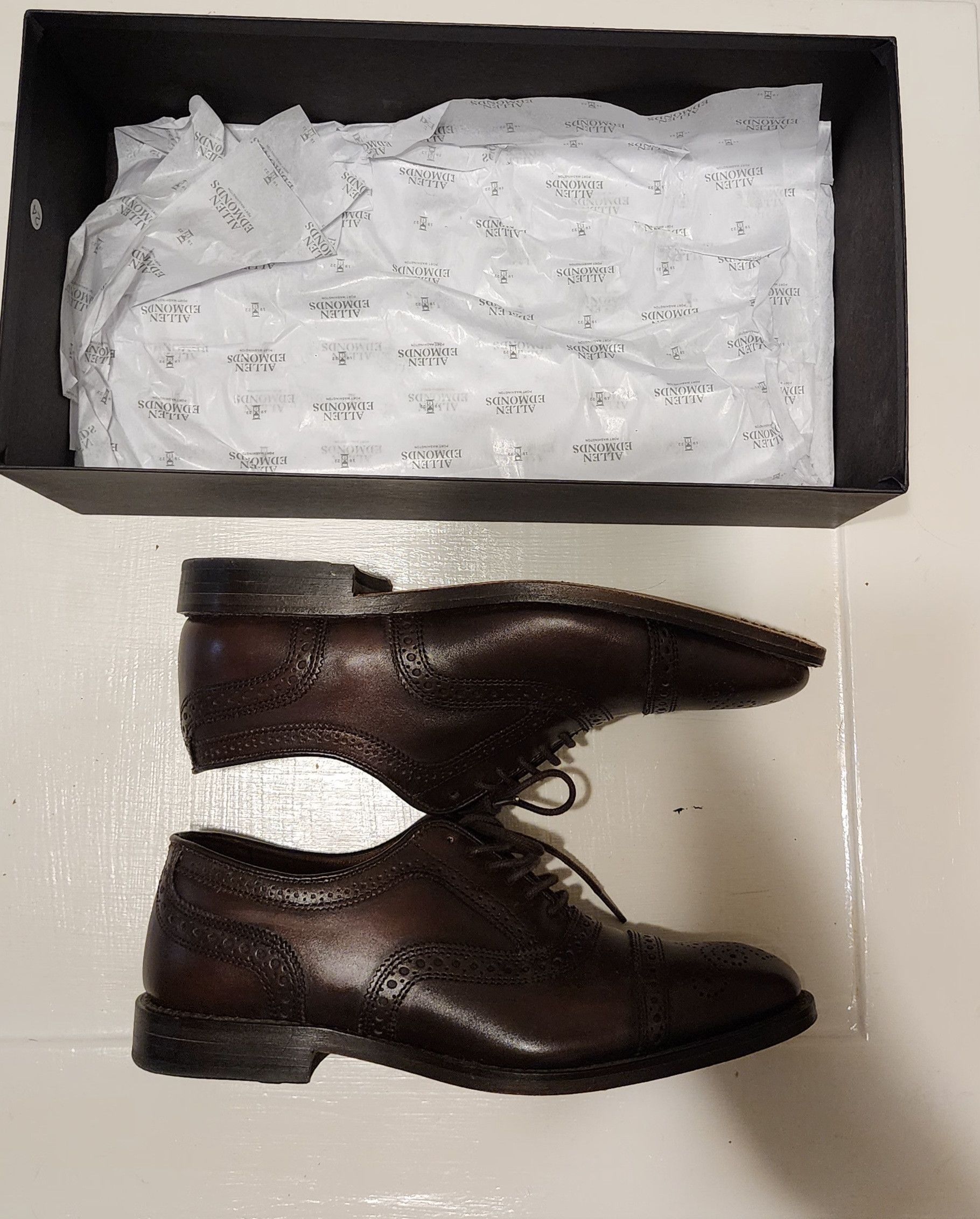 Allen Edmonds Strand Cap-toe Oxford Dress Shoe Size US 7 / EU 40 - 5 Thumbnail