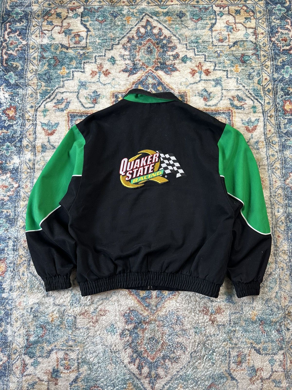 Vintage Vintage Quaker State Racing Jacket Large Size US L / EU 52-54 / 3 - 2 Thumbnail