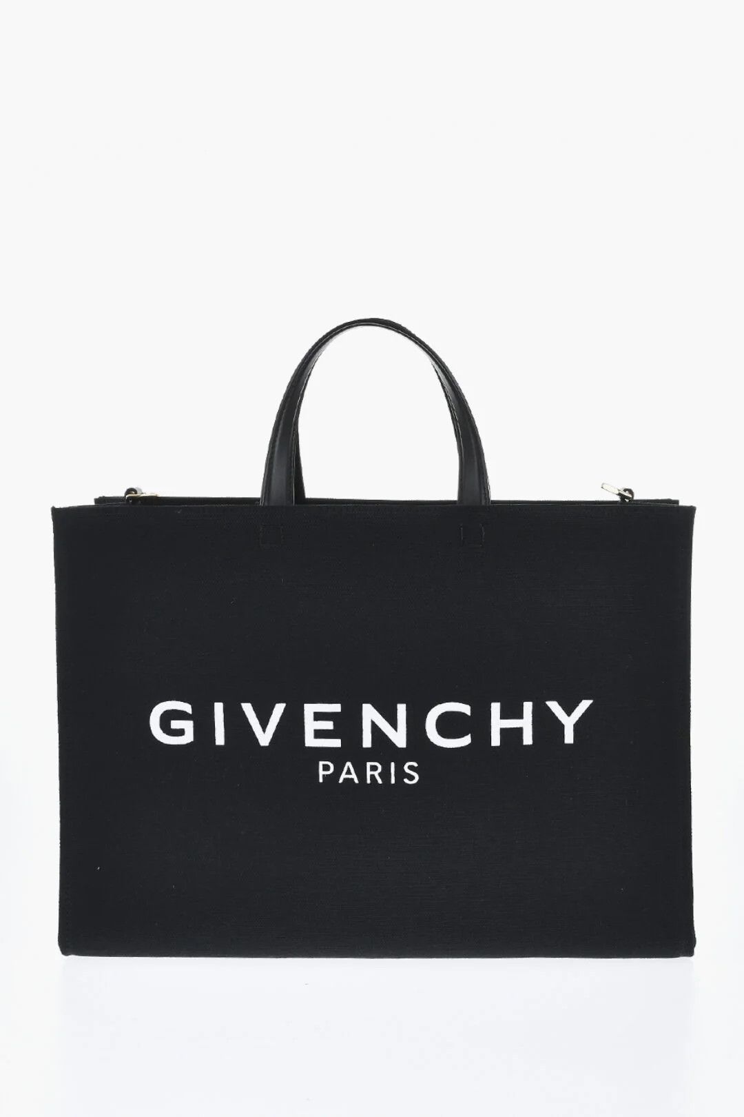 Givenchy og1mm0326 Size: OS / Cotton & Linen Tote Bag in Black Size ONE SIZE - 1 Thumbnail