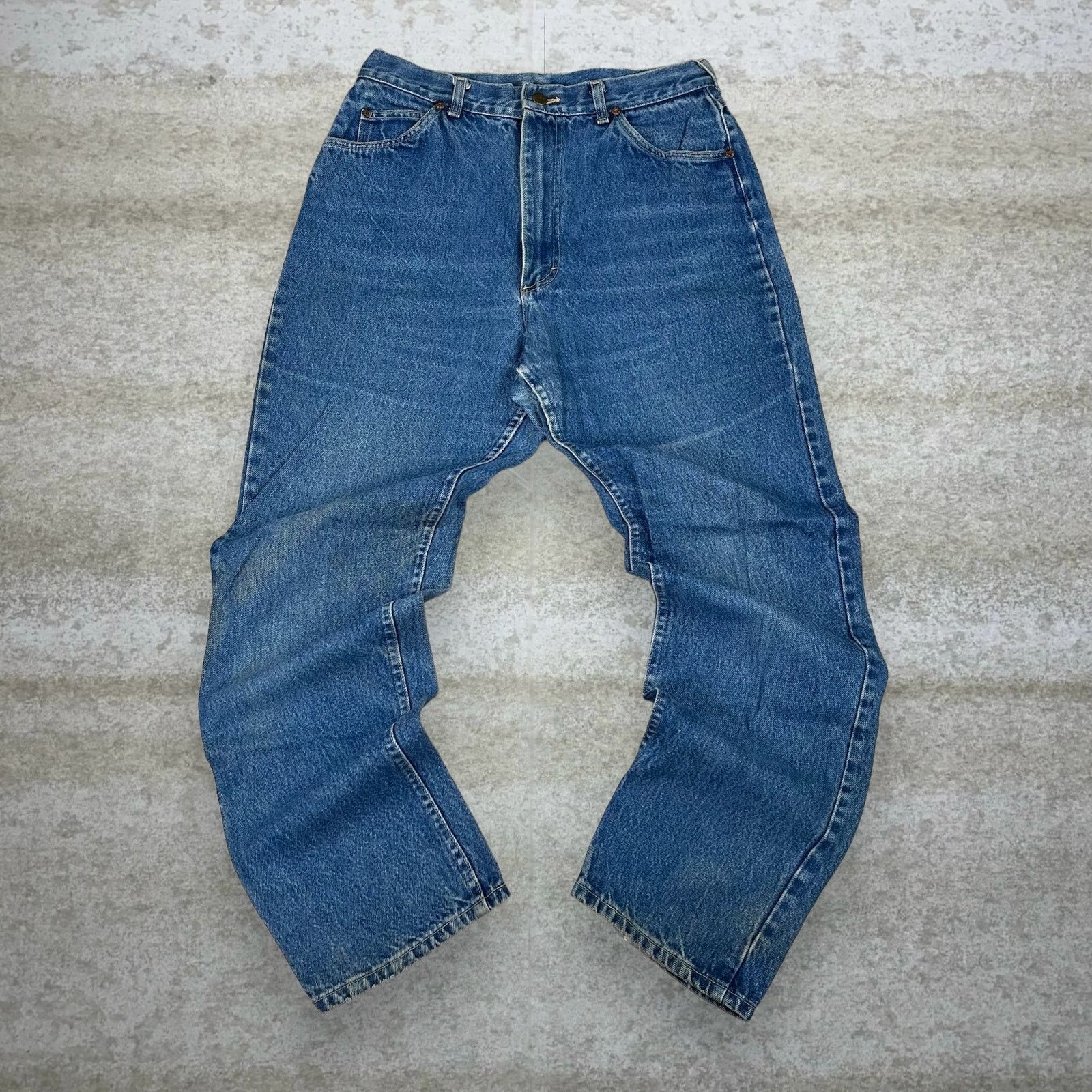 Lee Vintage 90s Lee MR Jeans 28x30 Baggy Medium Wash Made in USA Size US 28 / EU 44 - 2 Thumbnail