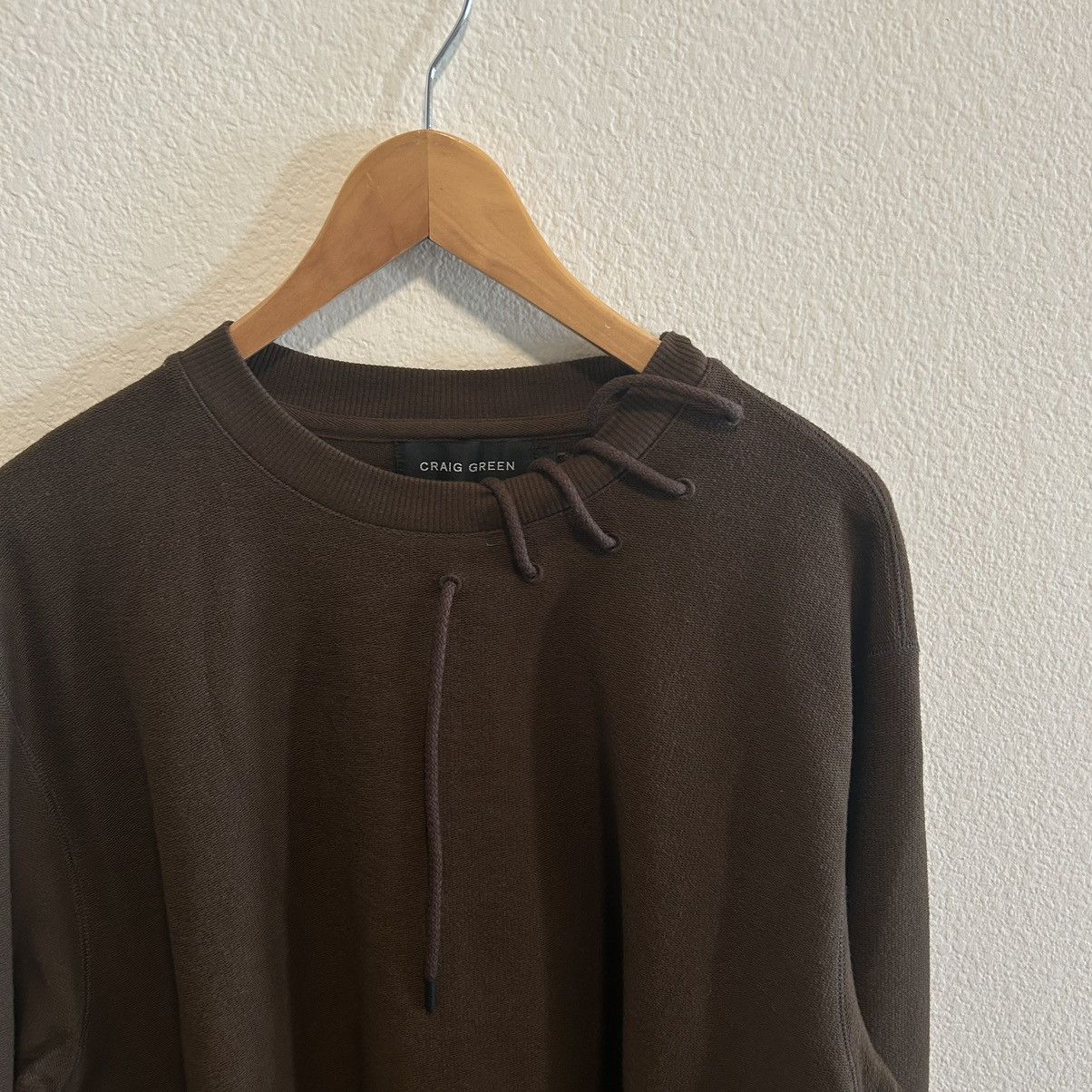Craig Green Craig Green Laced sweatshirt - Rare Color Size US L / EU 52-54 / 3 - 2 Thumbnail