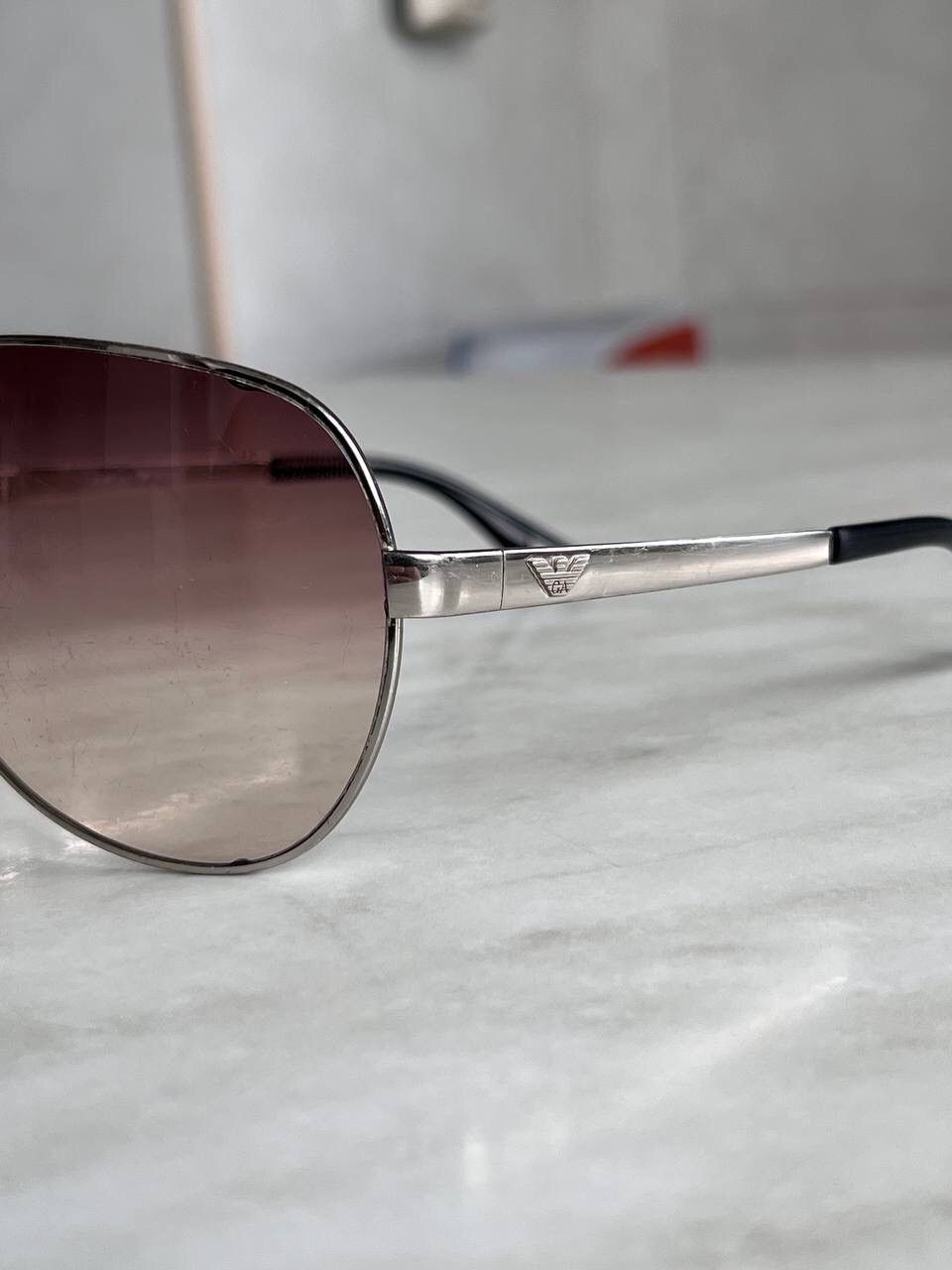 Emporio Armani × Vintage Vintage Emporio Armani Sunglasses Punk Rock Eyewear Logo Y2K Size ONE SIZE - 2 Thumbnail
