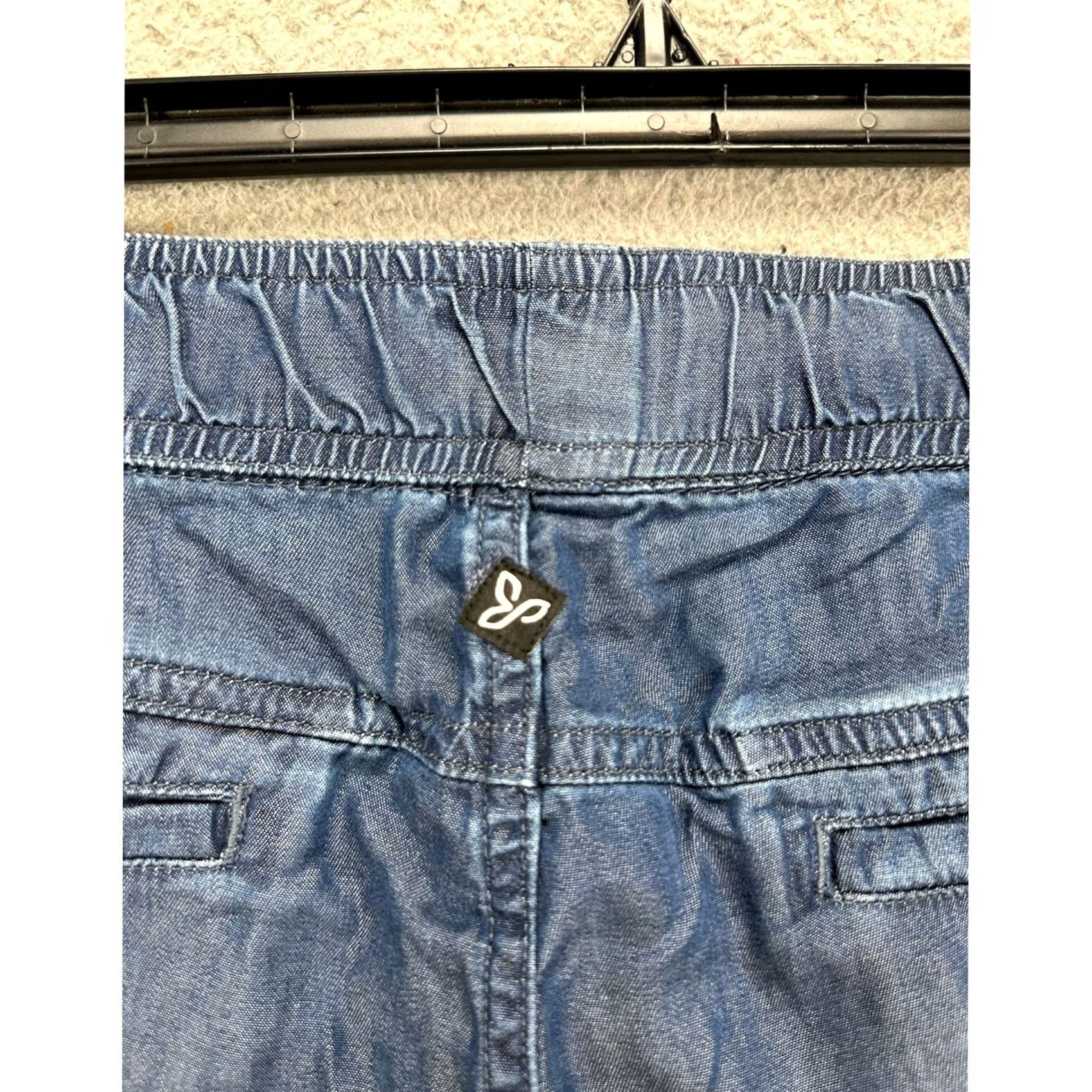 Prana Prana Joggers Womens Medium Blue Lightweight Pants Regular Pockets Elastic Waist Tapered Outdoor 29in Inseam Size 32" / US 10 / IT 46 - 6 Thumbnail