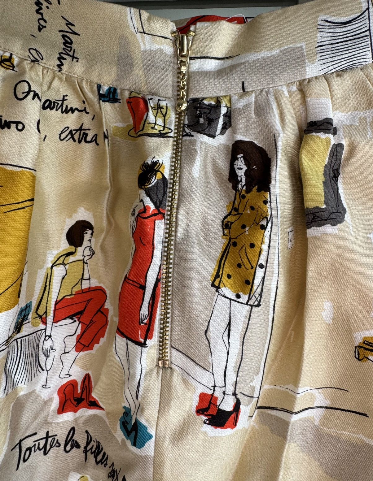 Kate Spade Kate Spade Silk-Blend Illustrated Skirt – Size 4 Size 27" / US 4 / IT 40 - 8 Thumbnail