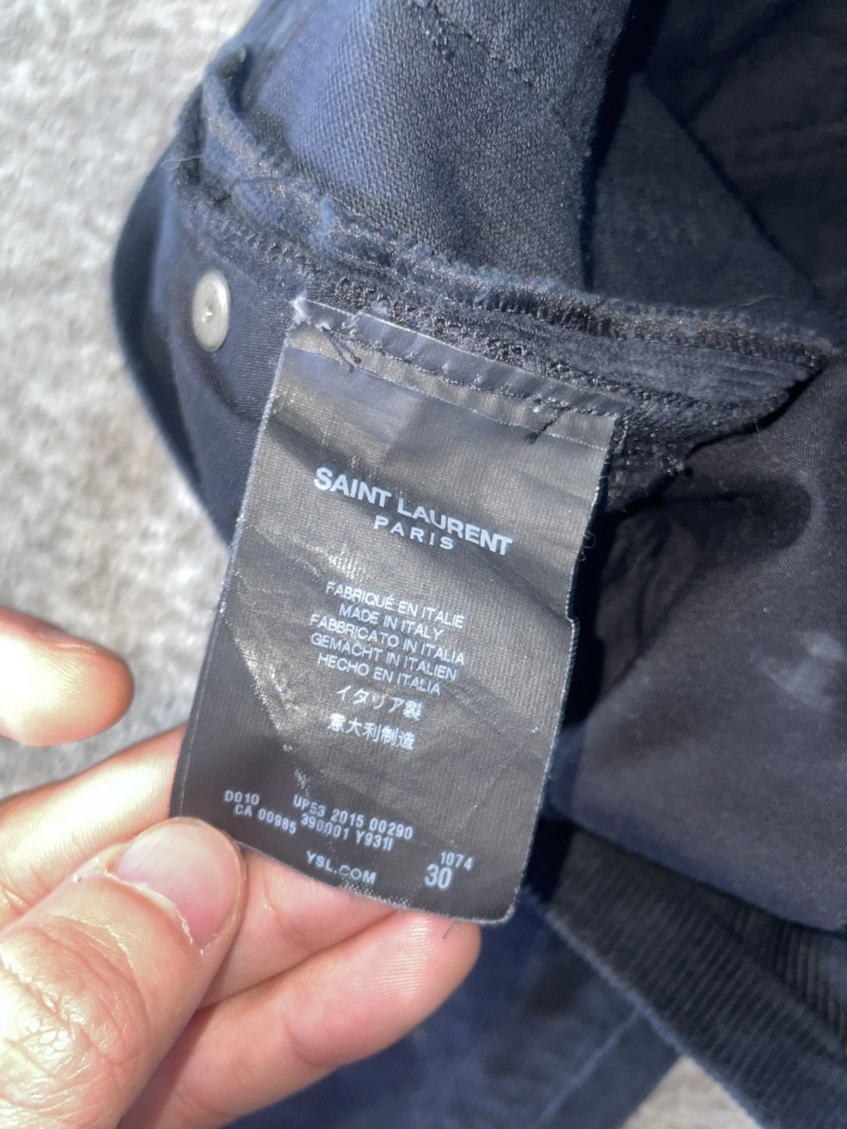 Yves Saint Laurent Saint laurent corduroy denim Size US 29 - 3 Thumbnail