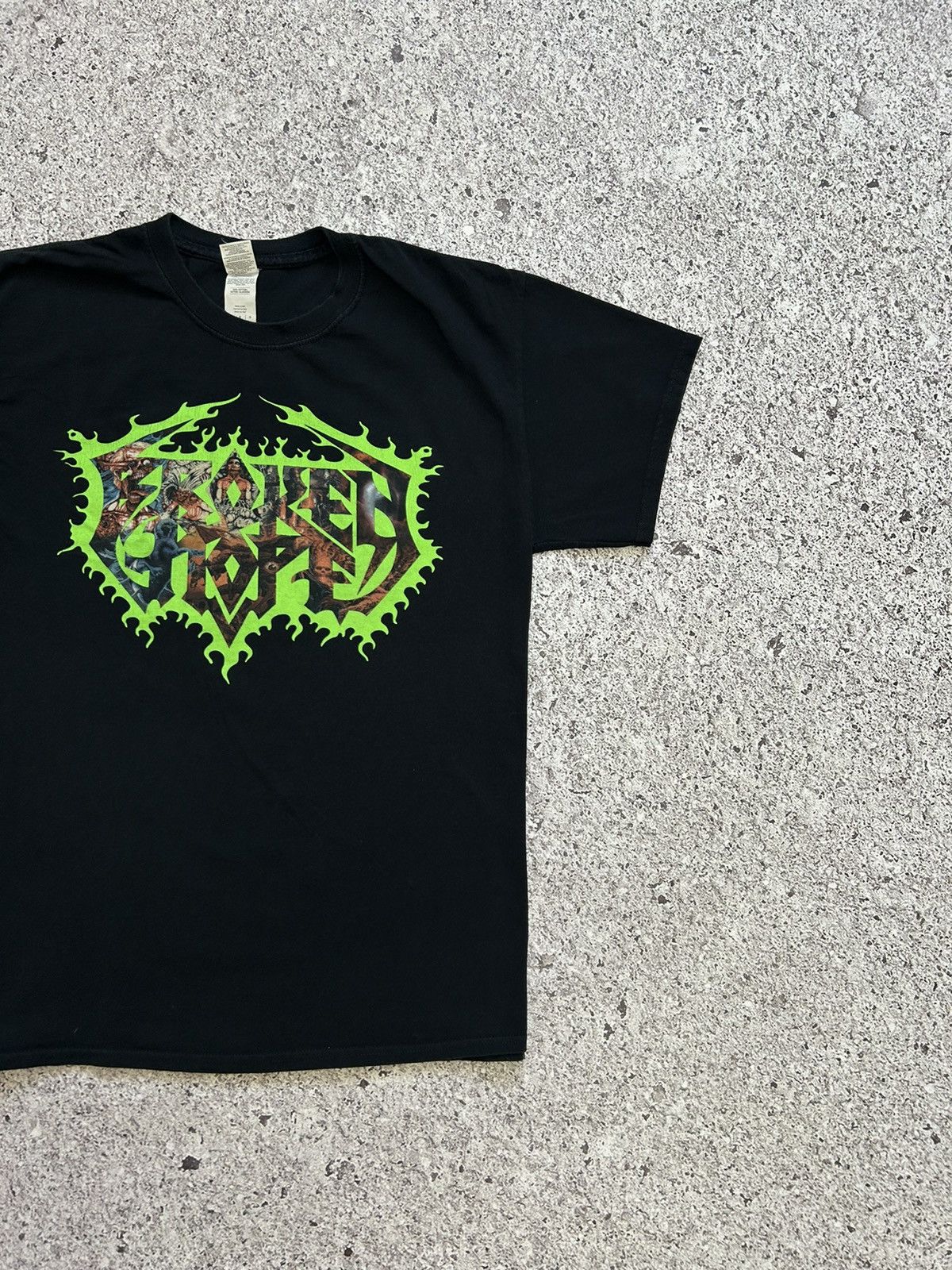 Band Tees × Vintage Broken Hope Europe Mutilation Tour 2017 Rock Band T-Shirt Size US L / EU 52-54 / 3 - 5 Thumbnail