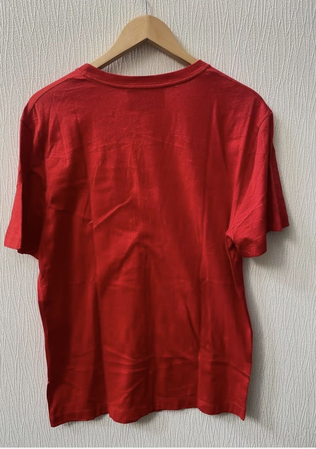 Gucci GUCCI Red T-Shirt - Gucci Ghost Print Size US M / EU 48-50 / 2 - 6 Thumbnail