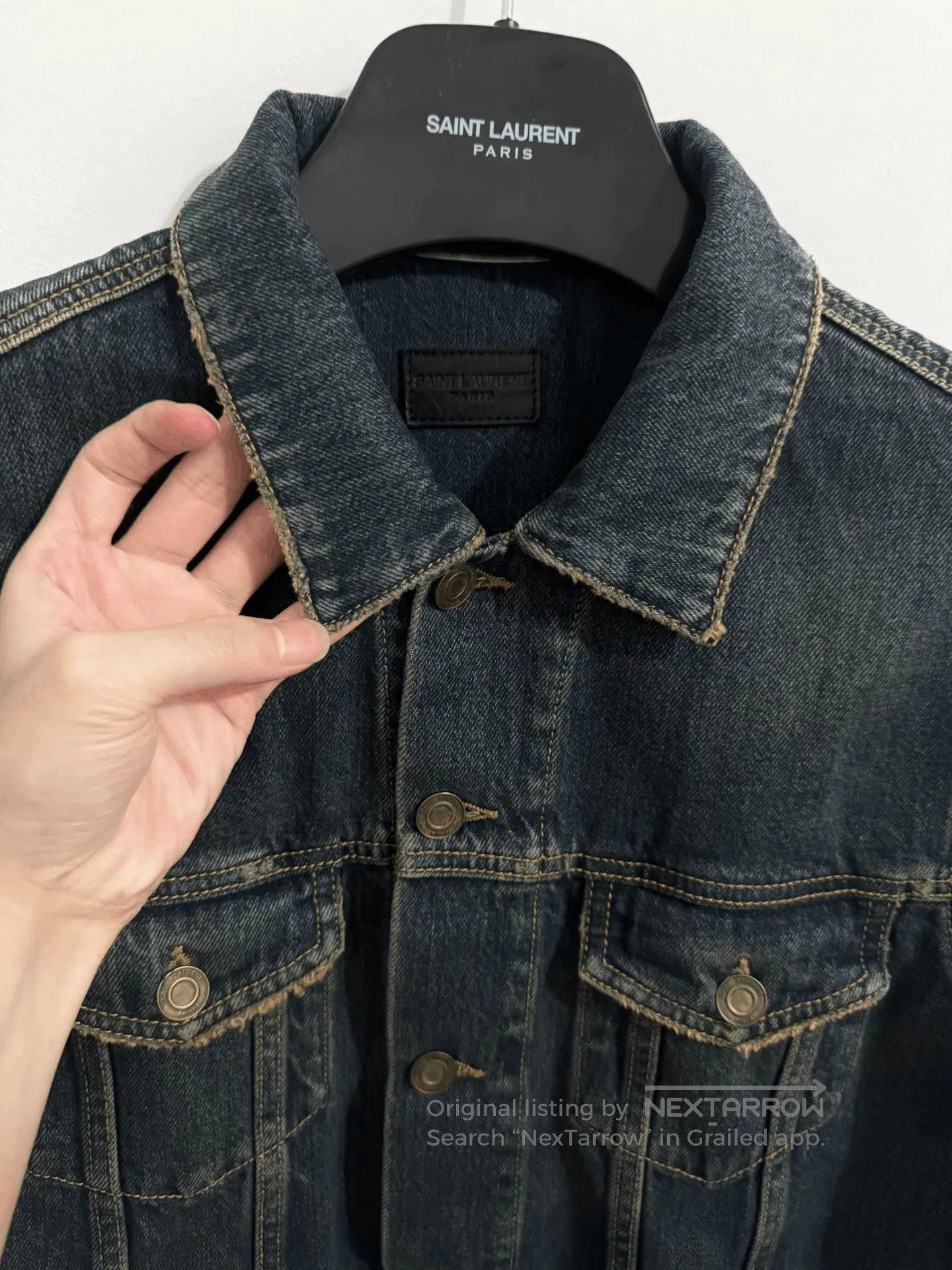 Saint Laurent Paris Saint Laurent Vintage Denim Jacket. Size US S / EU 44-46 / 1 - 3 Thumbnail