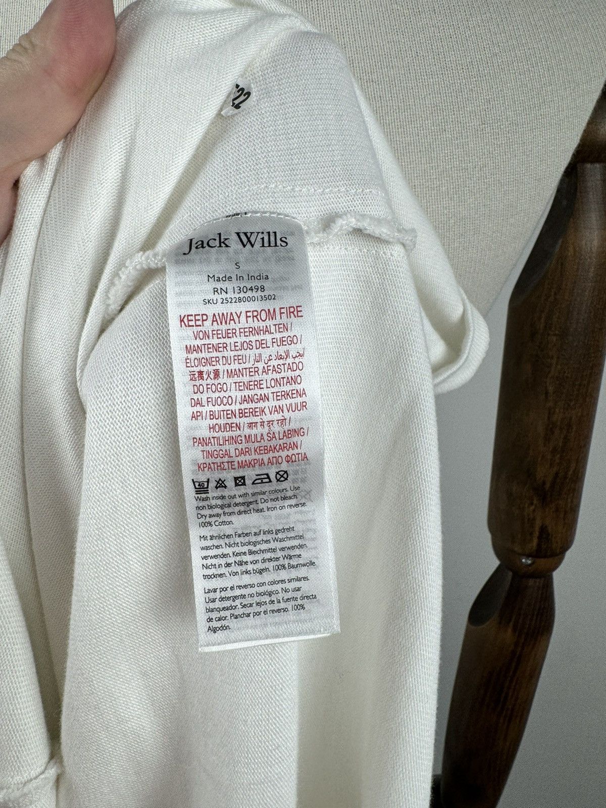 Jack Wills Men’s Jack Wills Long Sleeve Rugby Shirt size S Size US S / EU 44-46 / 1 - 7 Thumbnail