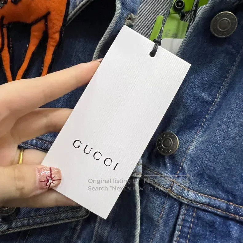 Gucci Gucci Giraffe dolls make old denim jackets Size S / US 4 / IT 40 - 5 Thumbnail
