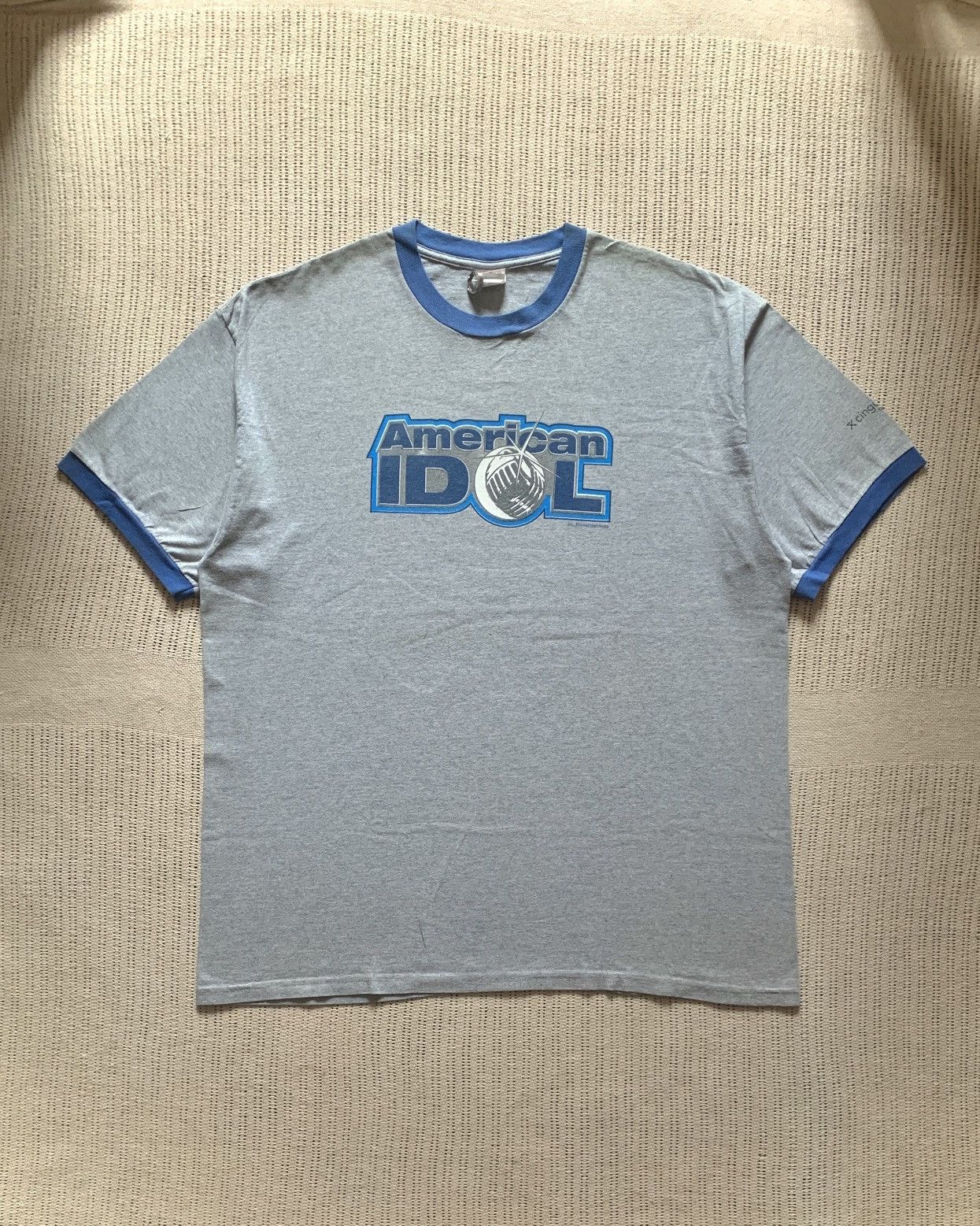 Anvil Vintage y2k American Idol promo ringer tee Size US XXL / EU 58 / 5 - 4 Thumbnail