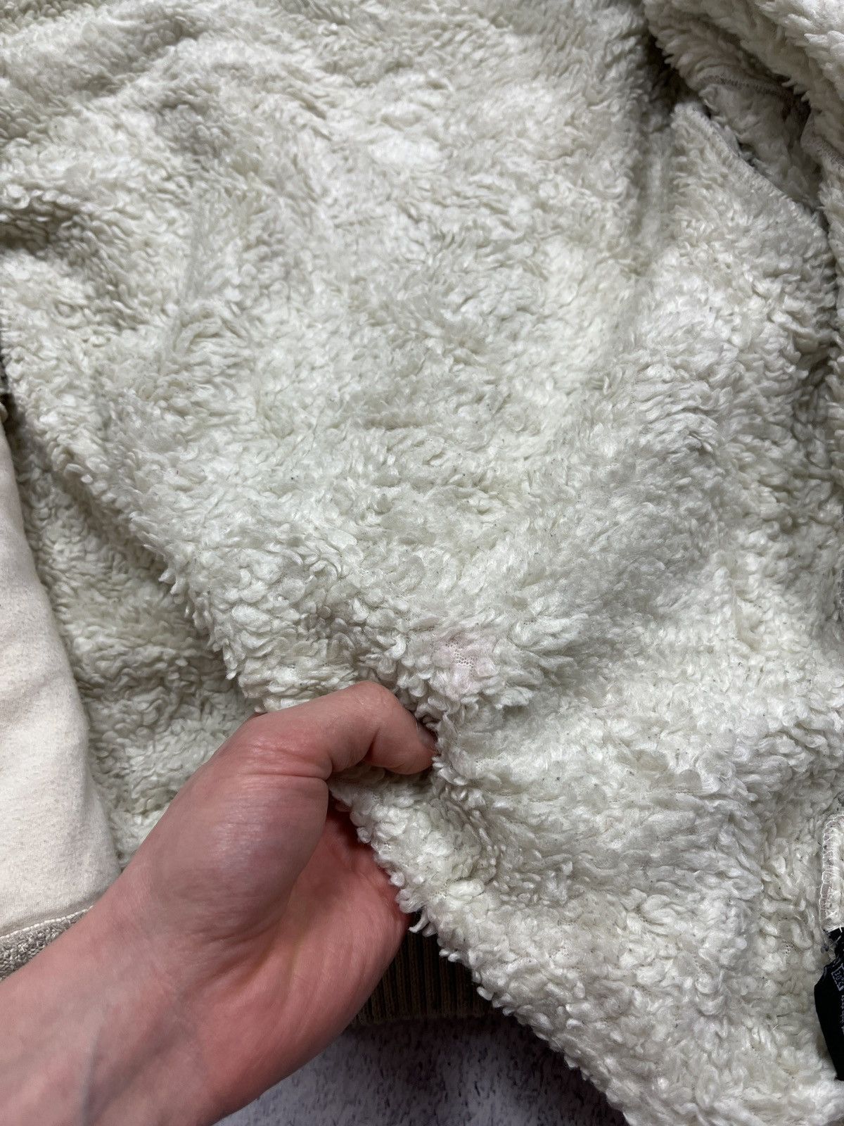 Schott × Vintage Vintage 90s Schott Fleece Zip Hoodie Sherpa Jacket Size US L / EU 52-54 / 3 - 11 Thumbnail