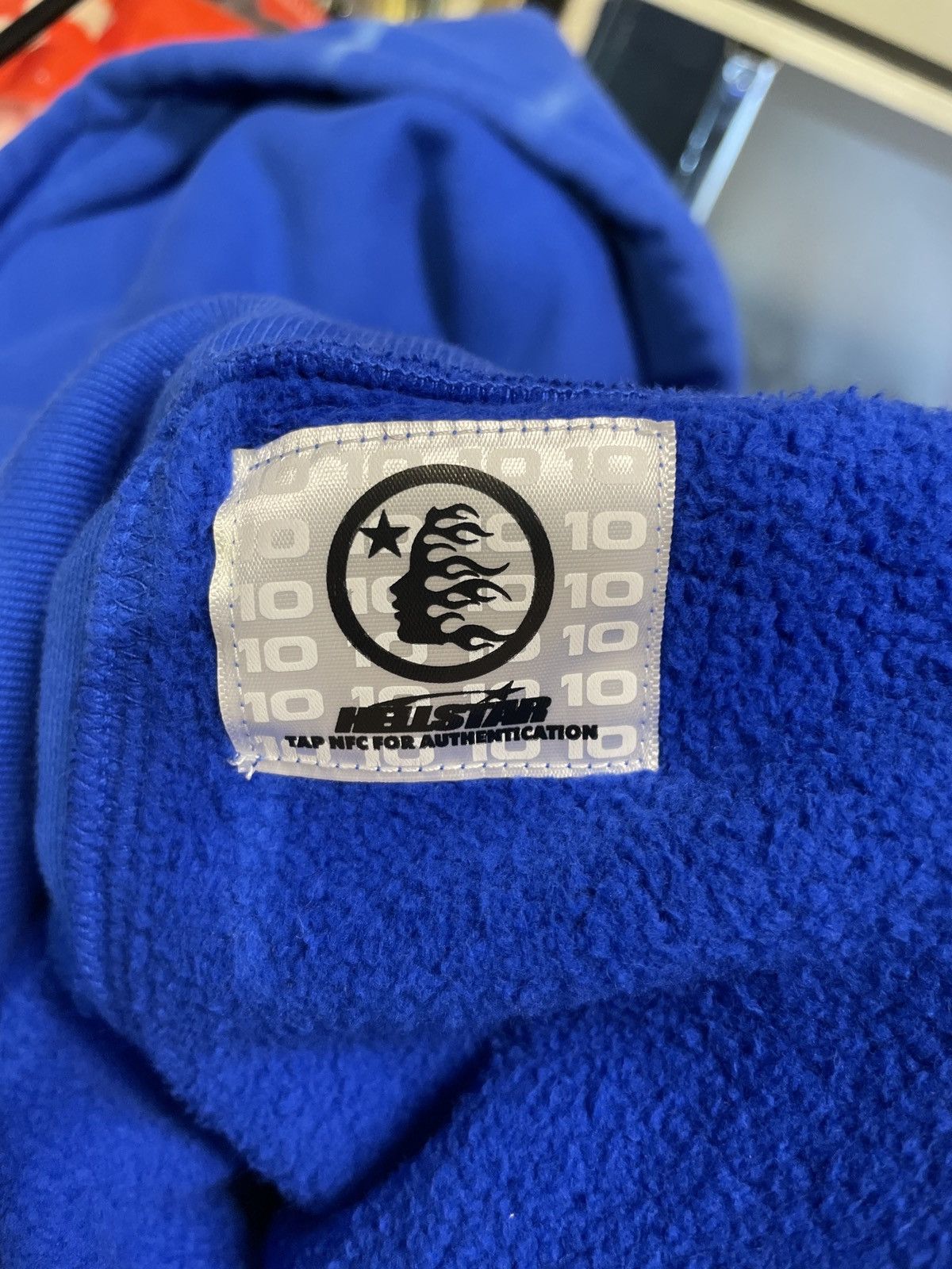 HELLSTAR Hellstar Sports SS24 Hoodie Blue/Red S | Grailed