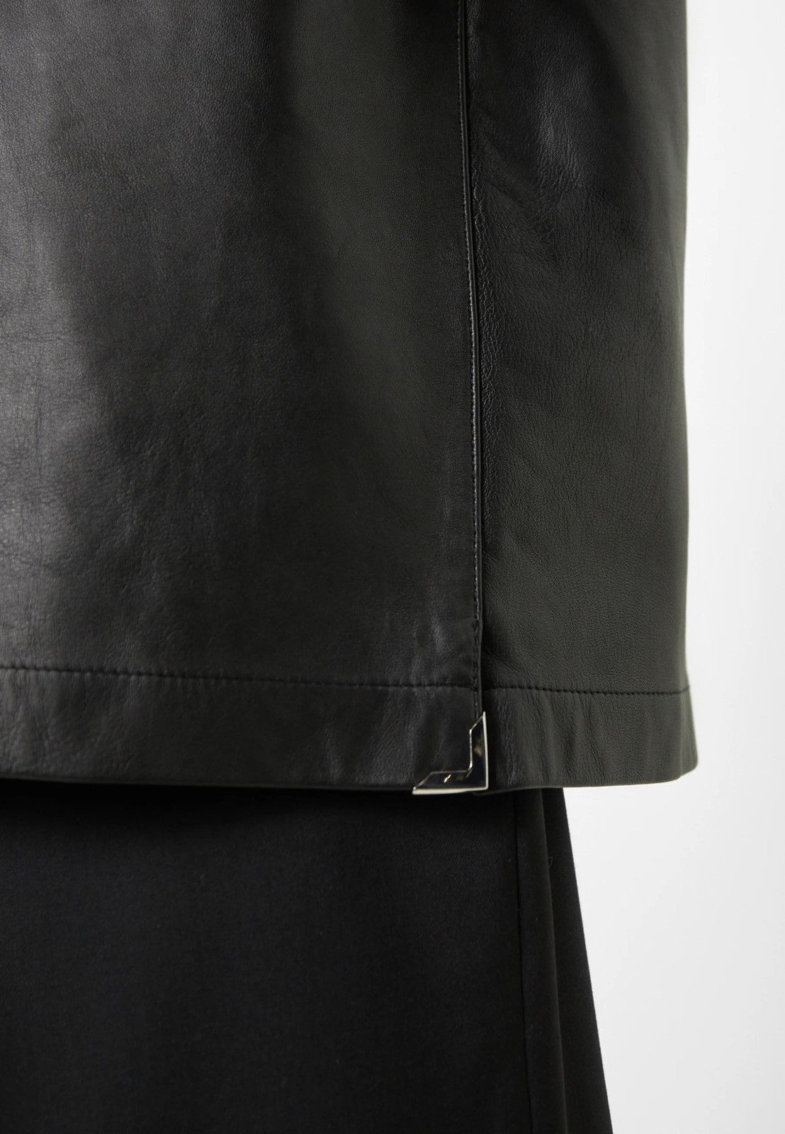 Han Kjobenhavn !DS! FW22 Han Kjobenhavn Black Leather Summer Shirt Size US M / EU 48-50 / 2 - 9 Thumbnail