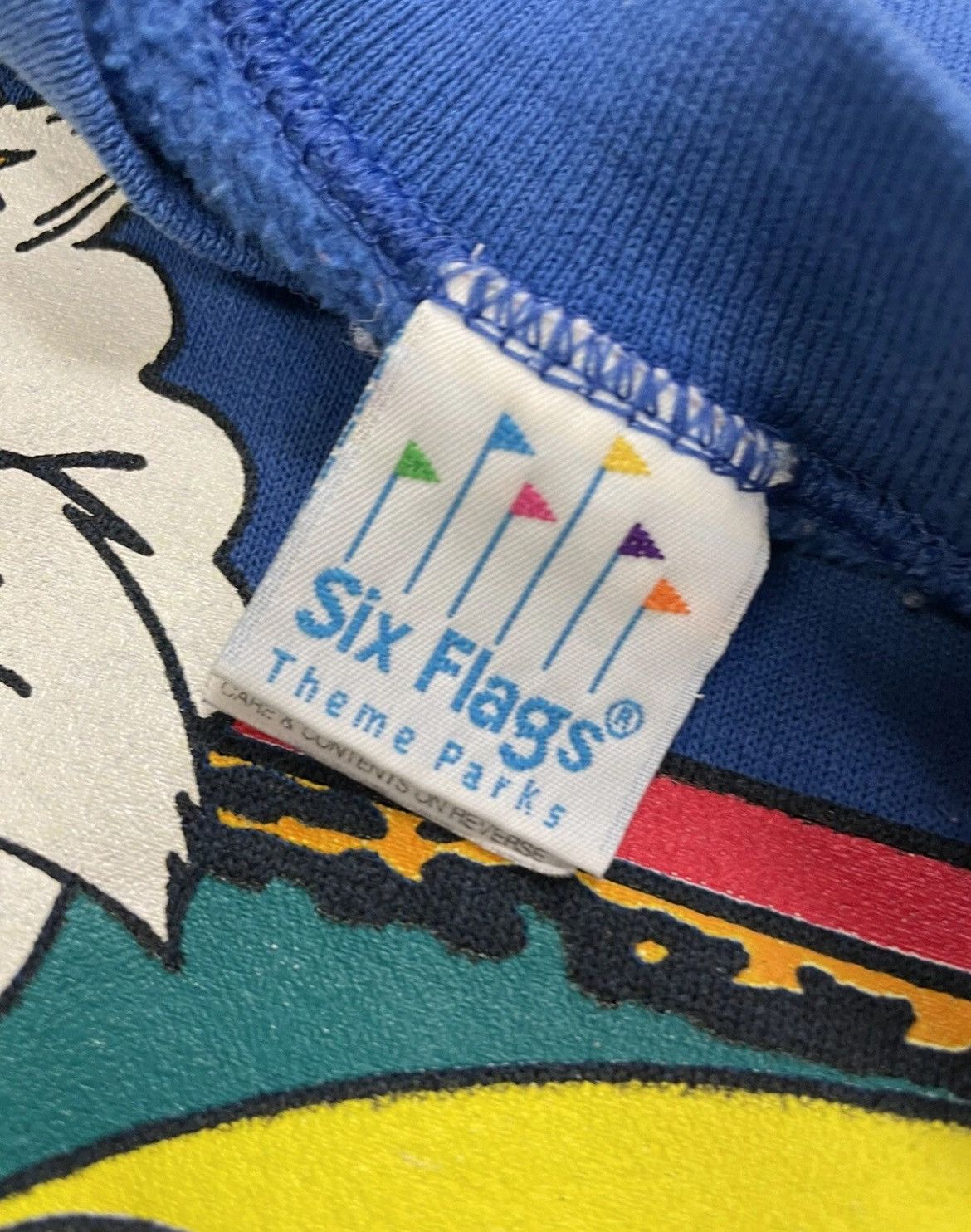 Warner Bros Vintage Tweety Bird Sylvester 1993 Six Flags Sweatshirt L Size US L / EU 52-54 / 3 - 2 Thumbnail