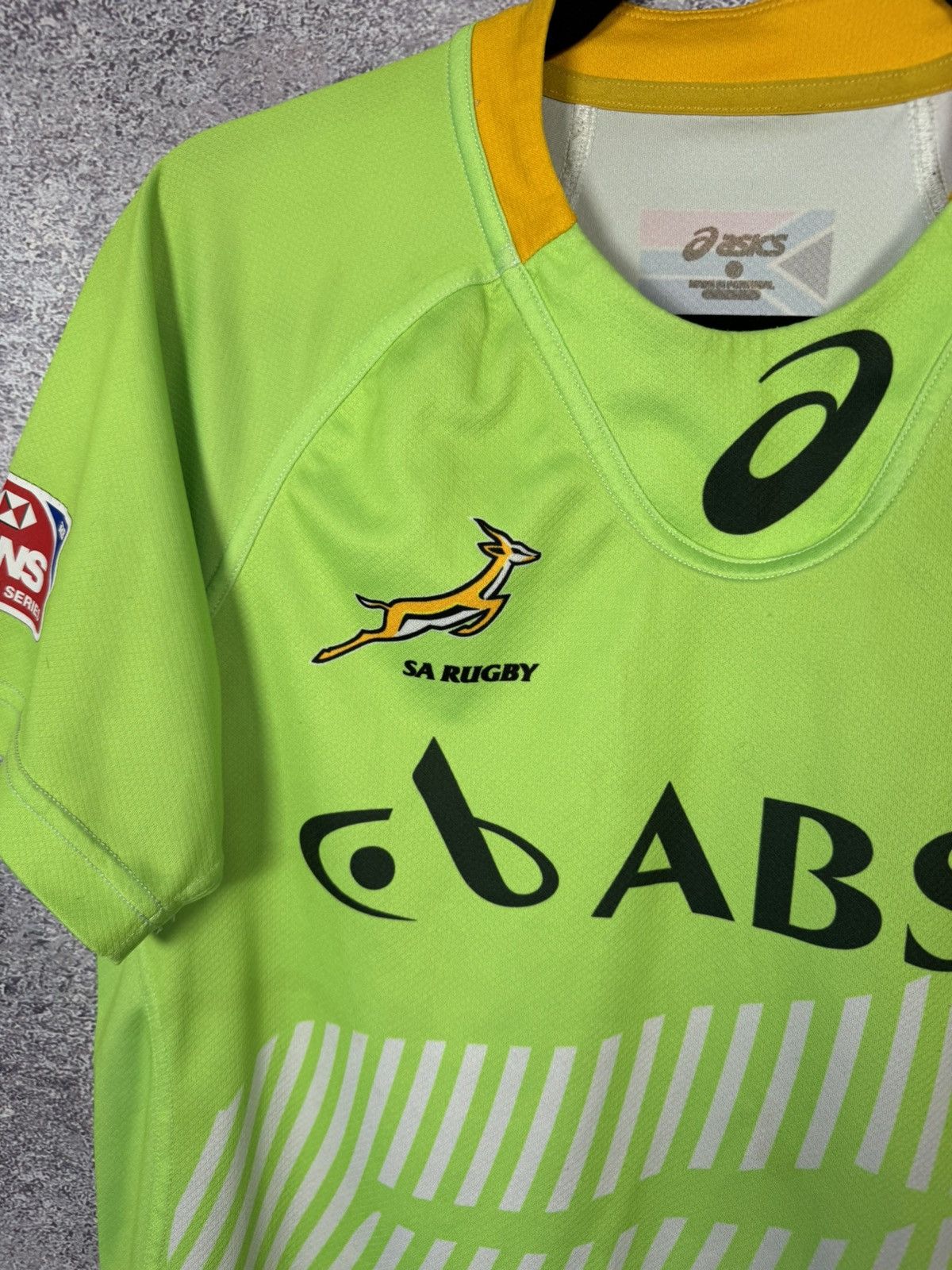 Asics South Africa Sevens Rugby Union 2014 Rugby Jersey Small Size US S / EU 44-46 / 1 - 4 Thumbnail