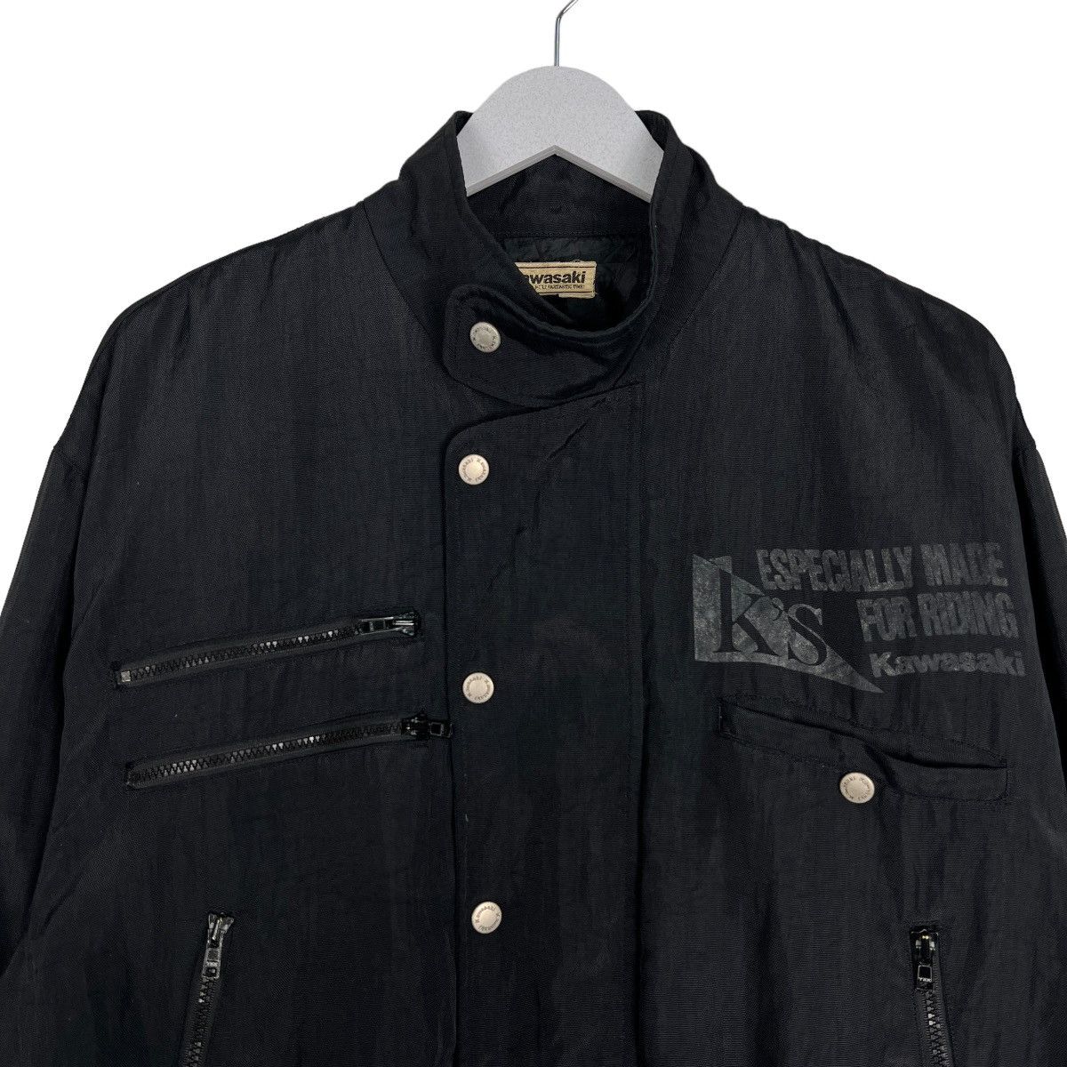 Vintage 🔥 VINTAGE KAWASAKI K'S RIDING BOMBER JACKET Size US L / EU 52-54 / 3 - 3 Thumbnail