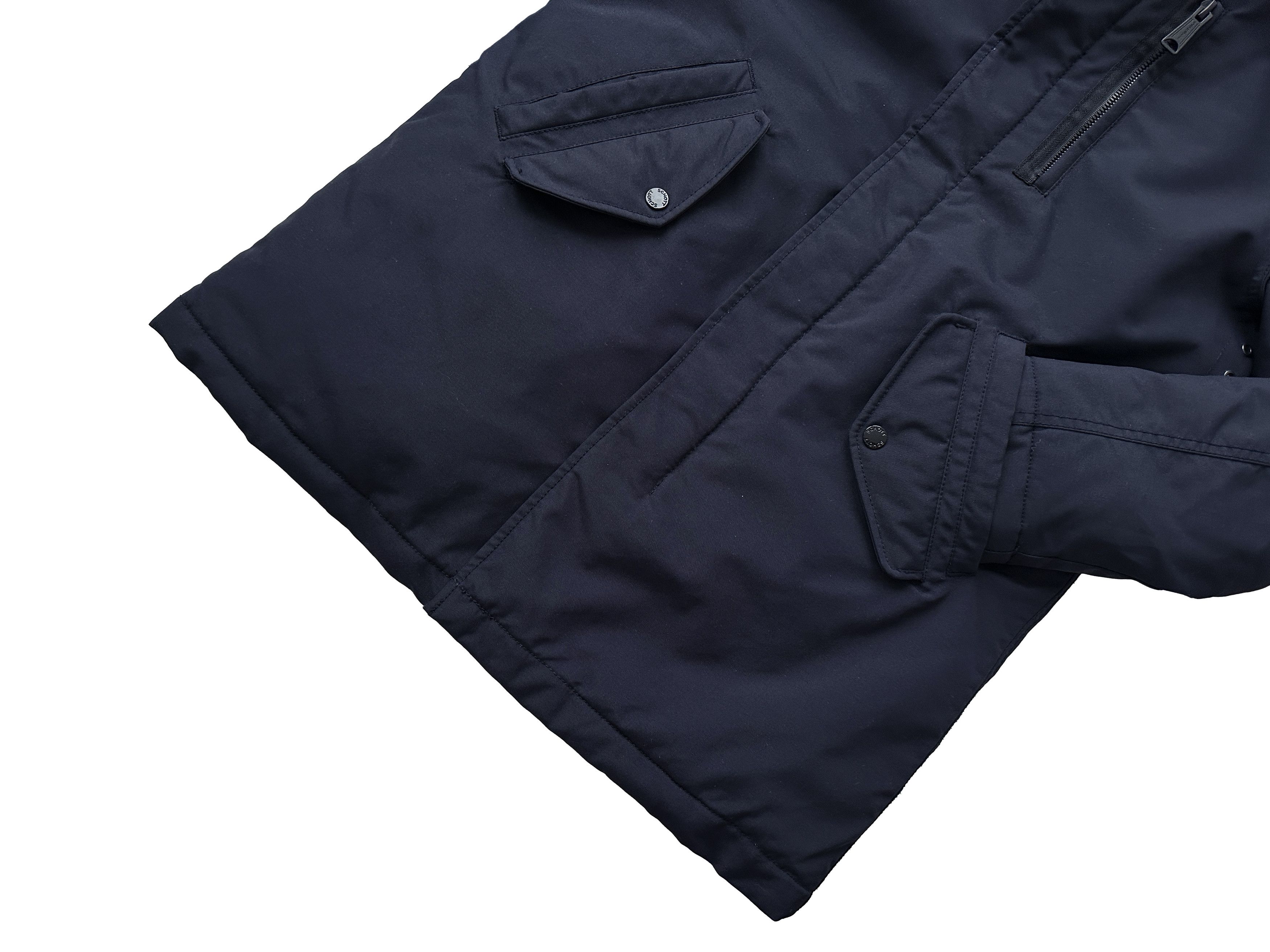 Schott Schott Flyer's Man Intermediate navy puffa parka jacket Size US S / EU 44-46 / 1 - 6 Thumbnail