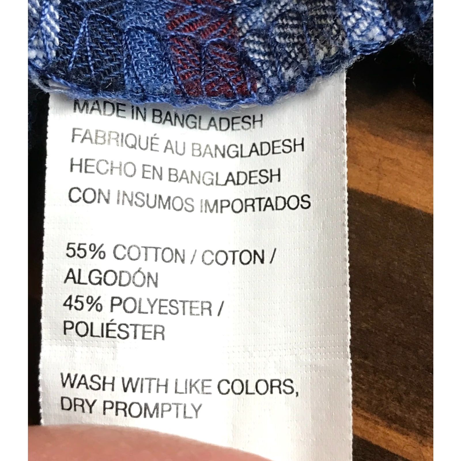 Van Heusen Van Heusen Shirt Men's Size 3XL Blue Red White Plaid Button Up Long Sleeve Size US XXL / EU 58 / 5 - 7 Thumbnail