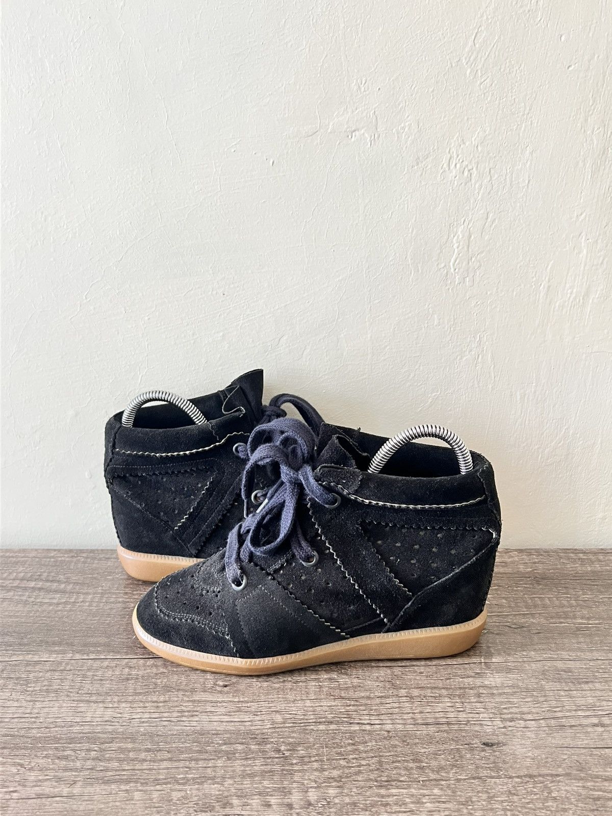 Isabel Marant Etoile Bobby Suede Leather Trainers Size US 9 / IT 39 - 11 Thumbnail