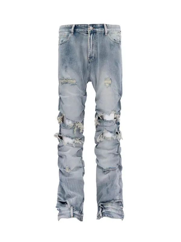 VIBE Heavyweight vintage vandalism fringe hip hop y2k jeans Size US 30 / EU 46 - 3 Thumbnail