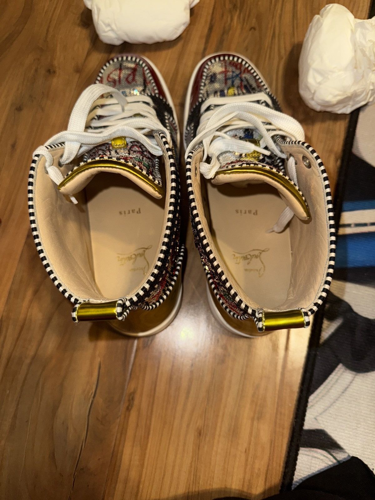 Christian Louboutin Rantus Orlato flat high “Graffiti” Size US 9 / EU 42 - 8 Thumbnail