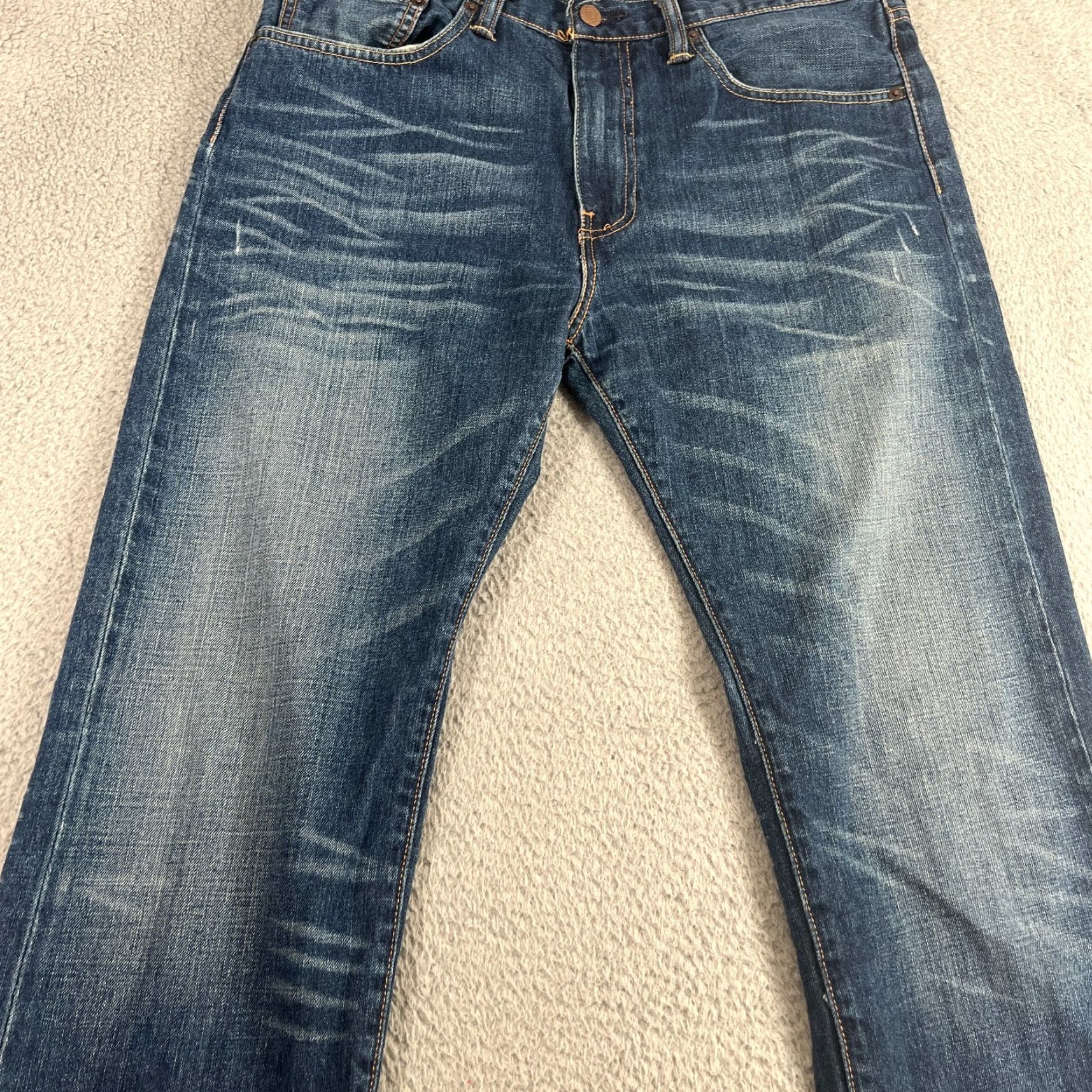 Levi's Levi's 505 Jeans 36x34 Classic Straight Blue Denim Mens 70s American Size US 36 / EU 52 - 2 Thumbnail