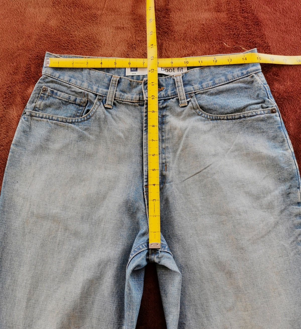 Tornado Mart Vintage Gap Bootcut Light Denim Jeans Size US 30 / EU 46 - 9 Thumbnail