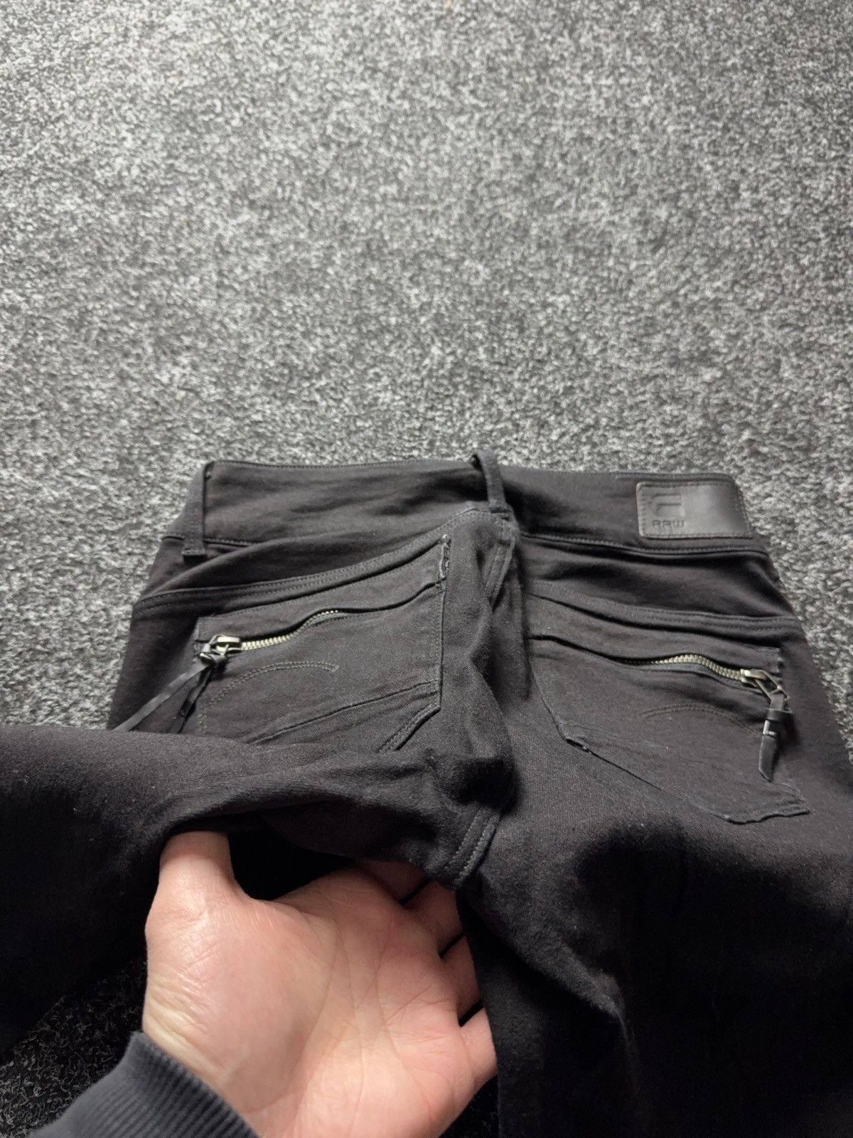 G-Star Y2K 00s vntg G-Star RAW Midge Cody Mid Skinny Black Jeans Size 28" / US 6 / IT 42 - 18 Thumbnail