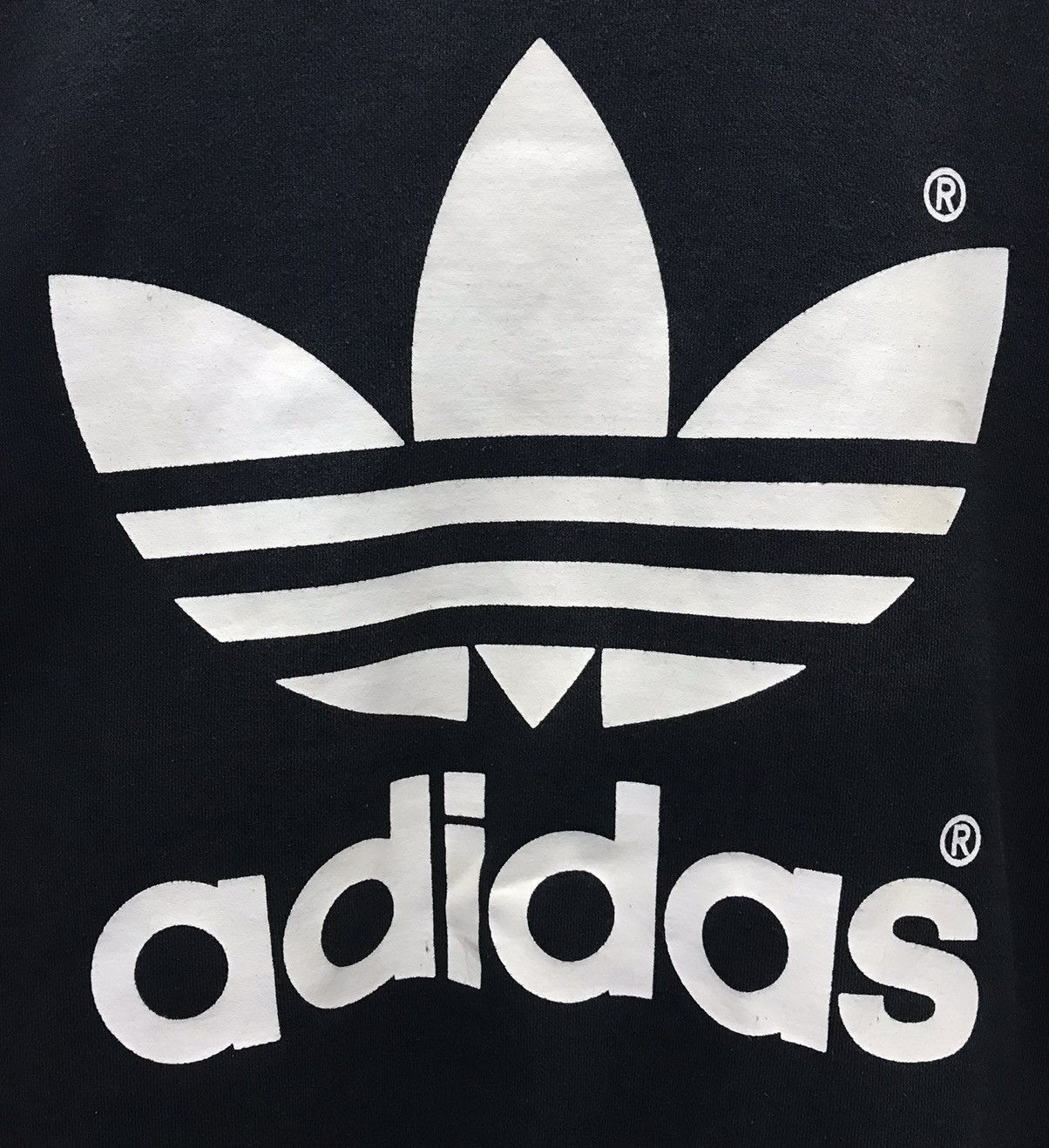 Adidas × Descente × Vintage Vintage Adidas Big Logo Sweatshirt Size US L / EU 52-54 / 3 - 3 Thumbnail