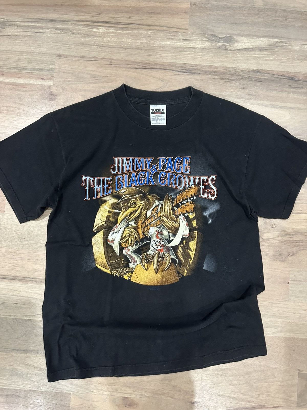 Band Tees Vintage 1999 Jimmy Page and The Black Crows Shirt Size US L / EU 52-54 / 3 - 1 Thumbnail