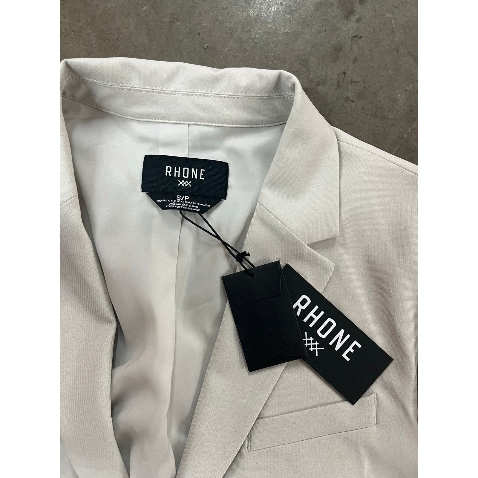 Rhone RHONE -COMMUTER BLAZER / Size S / Stone / NWT Size US S / EU 44-46 / 1 - 7 Thumbnail