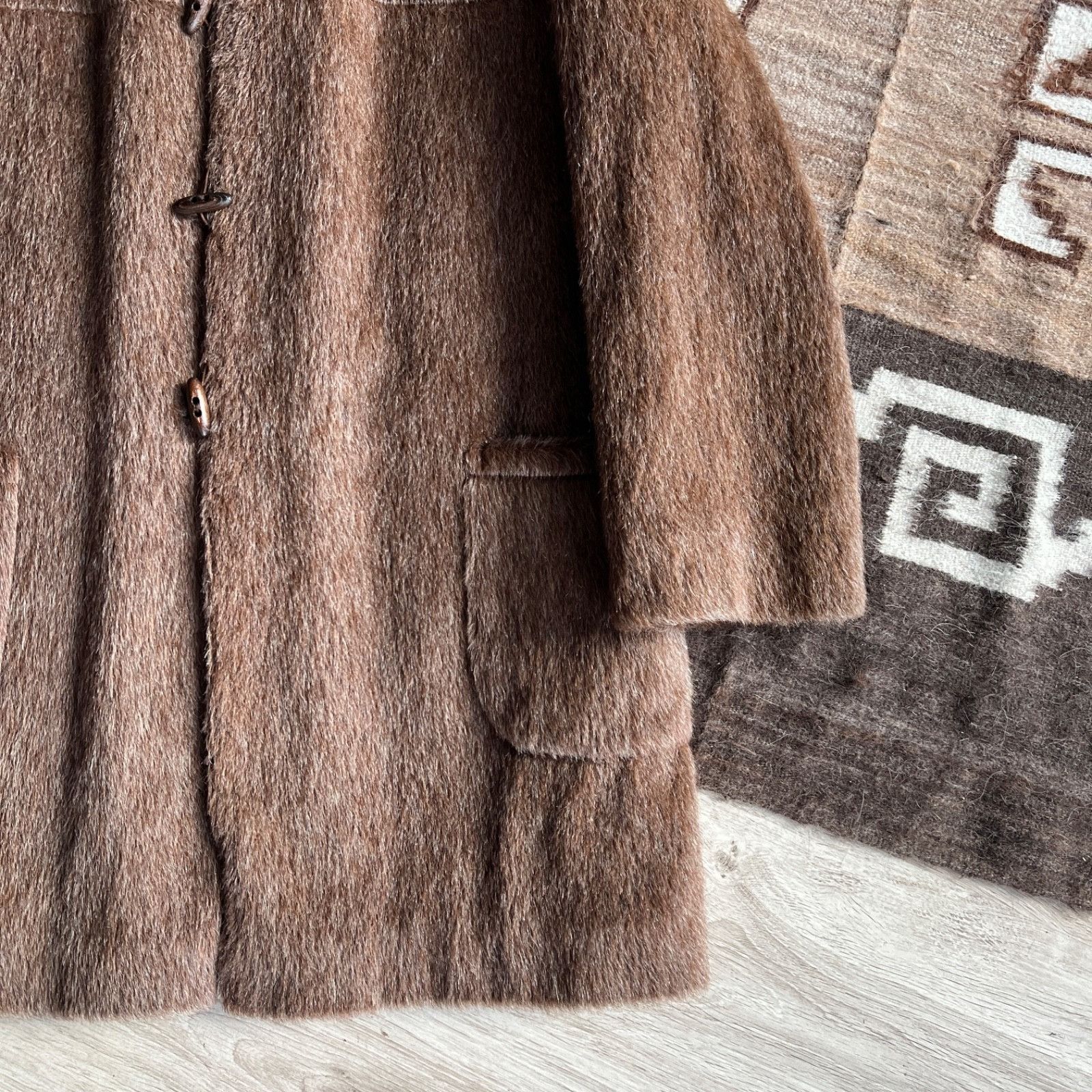 Other Peter Hahn Exclusiv Real Fur Rabbit Hooded Coat 0015BC Size L / US 10 / IT 46 - 5 Thumbnail