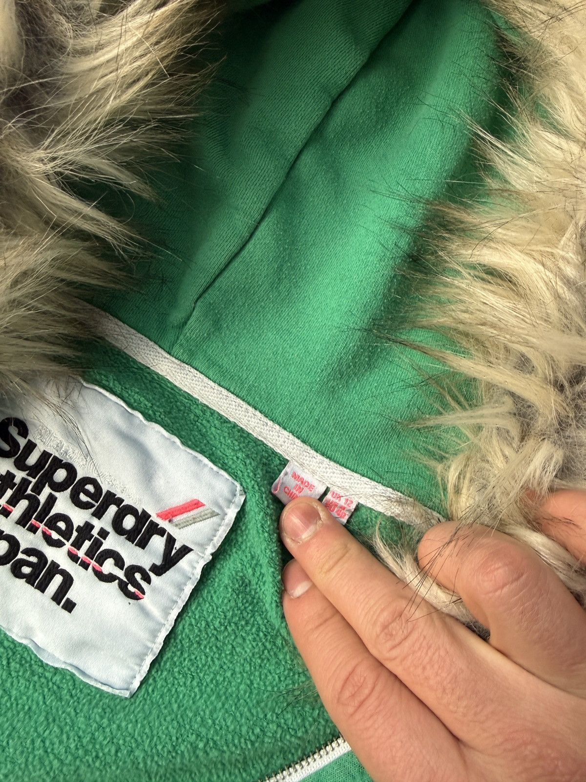 Hysteric Glamour Superdry Faux Fur Zip Hood Playboi ifsixwasnine LGB goa vibe Size US S / EU 44-46 / 1 - 6 Thumbnail