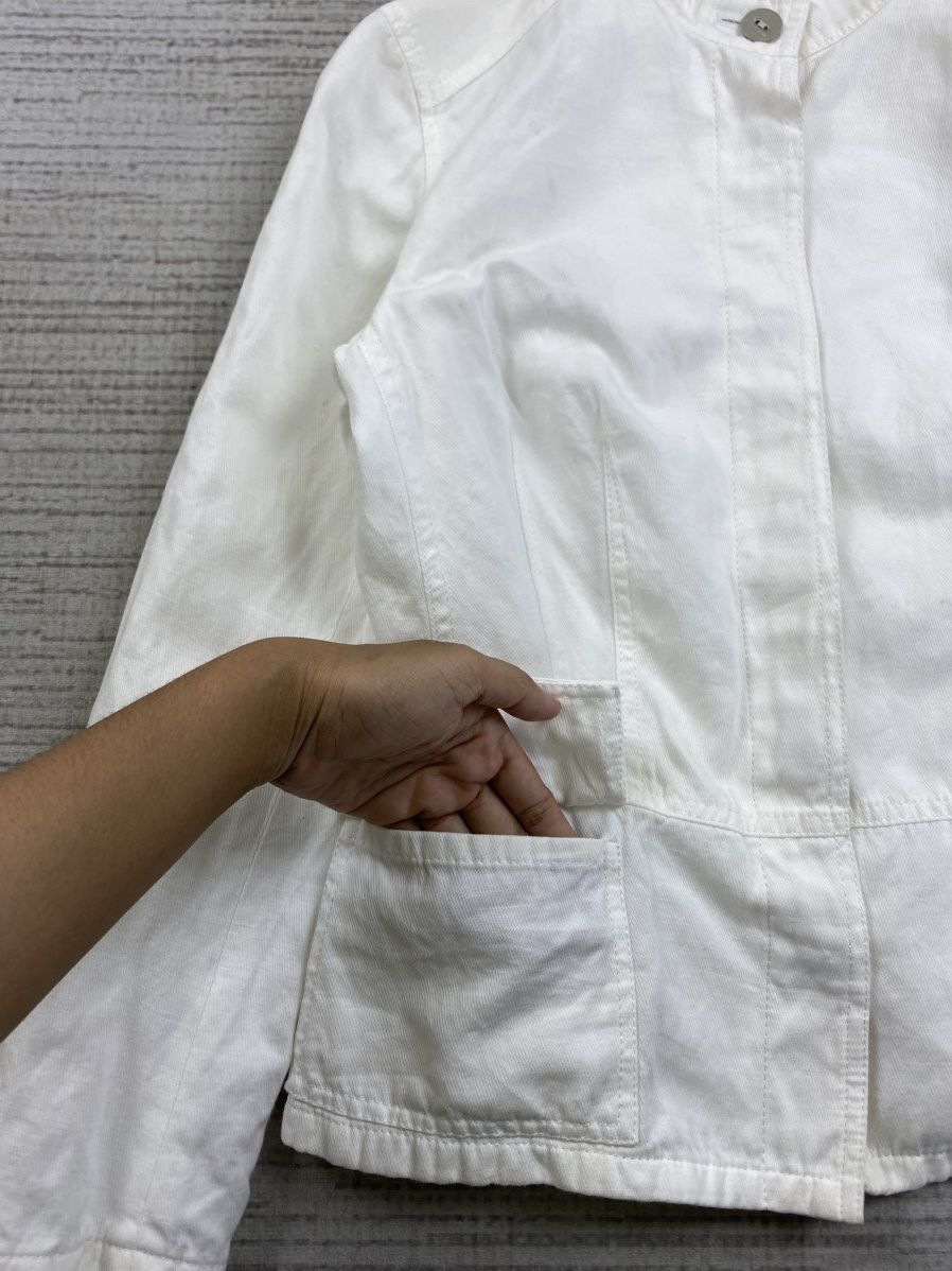 Burberry × Japanese Brand × Vintage Vintage Burberry London Full White Jacket Size S / US 4 / IT 40 - 6 Thumbnail