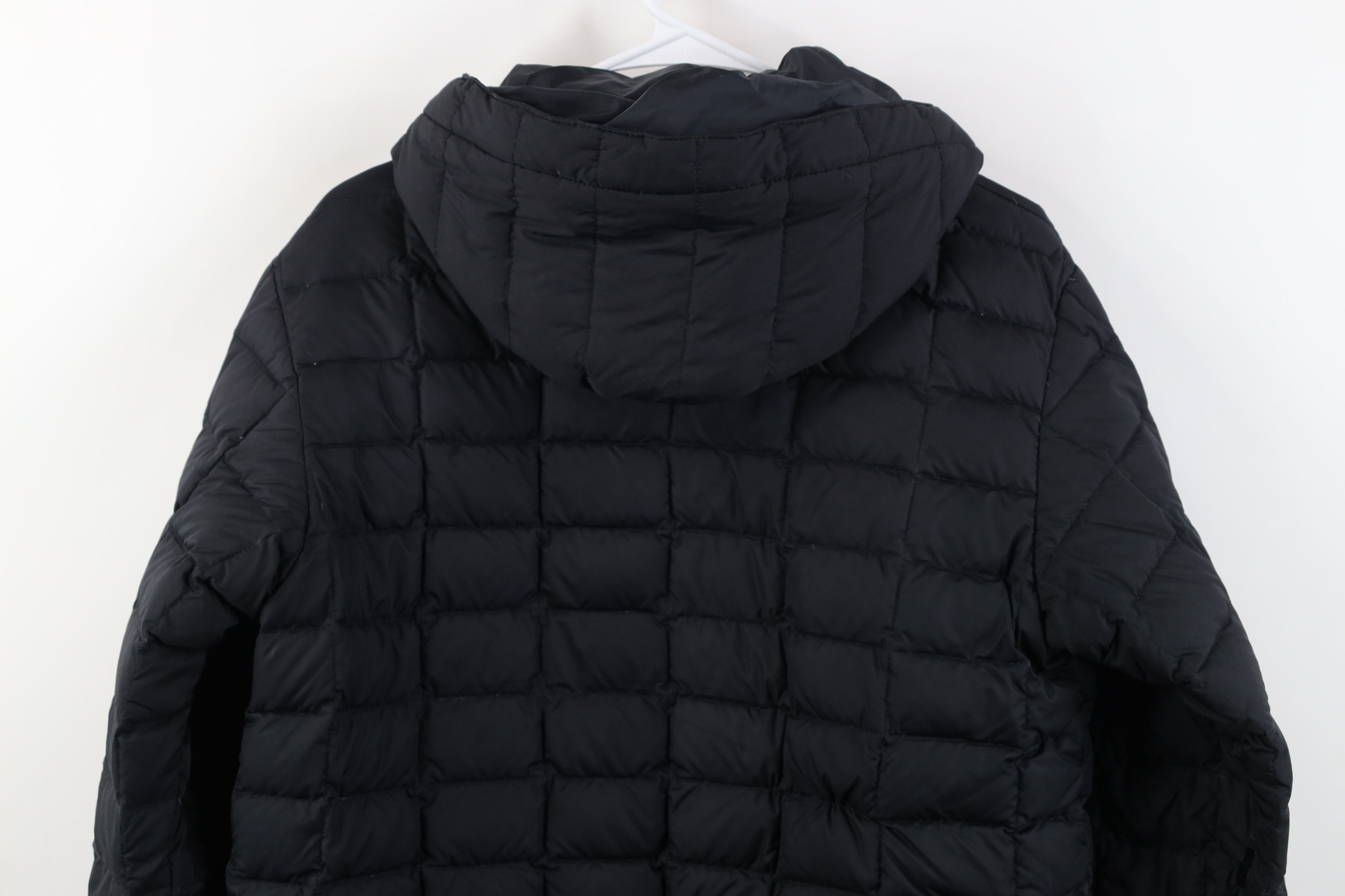 Lands' End Vintage 90s Lands End Down Quilted Hooded Puffer Jacket Size S / US 4 / IT 40 - 14 Thumbnail